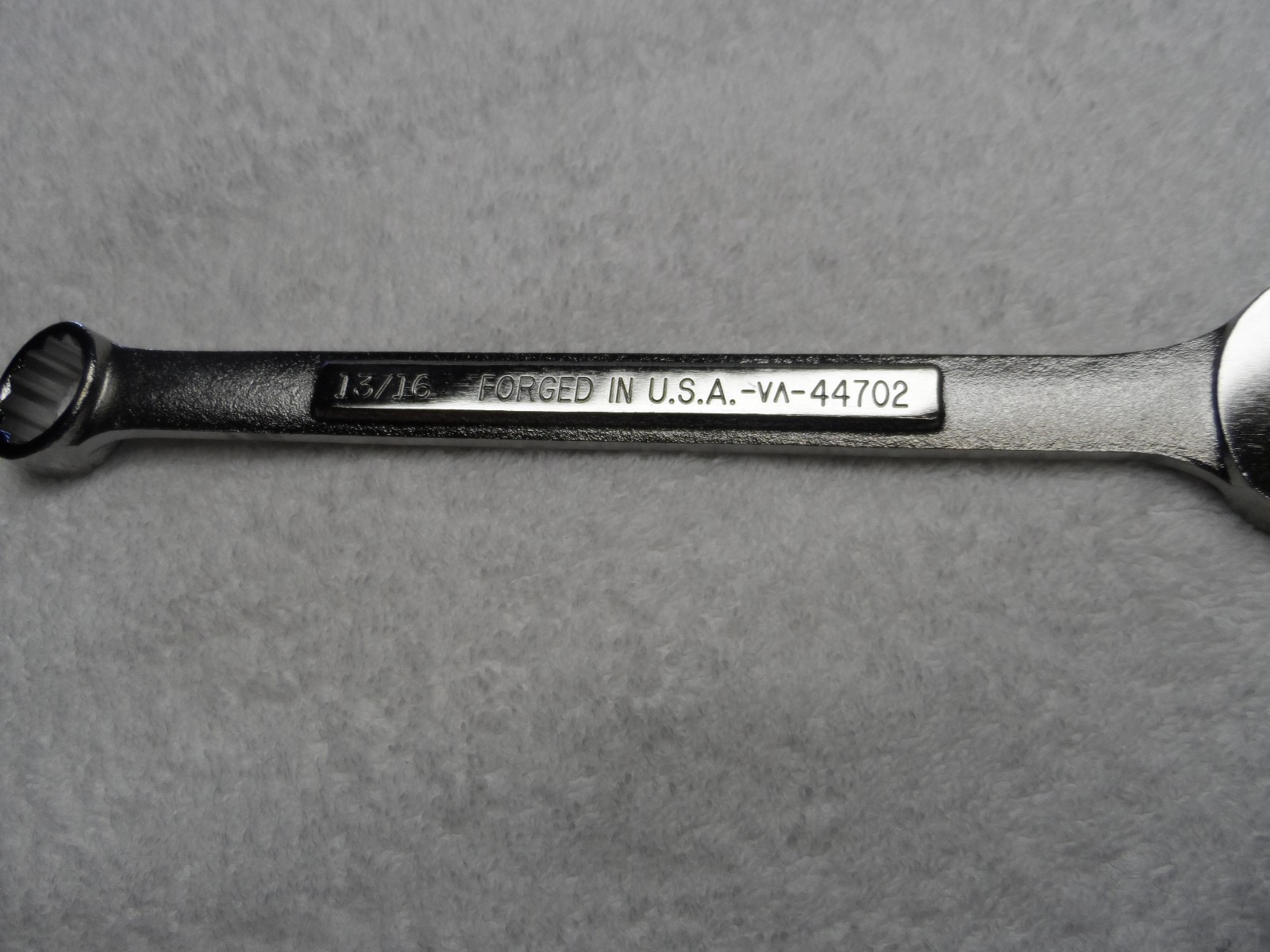 Craftsman SAE Satin Combination Wrench, 12pt, USA NOS, 13/16″ – Part # 44702