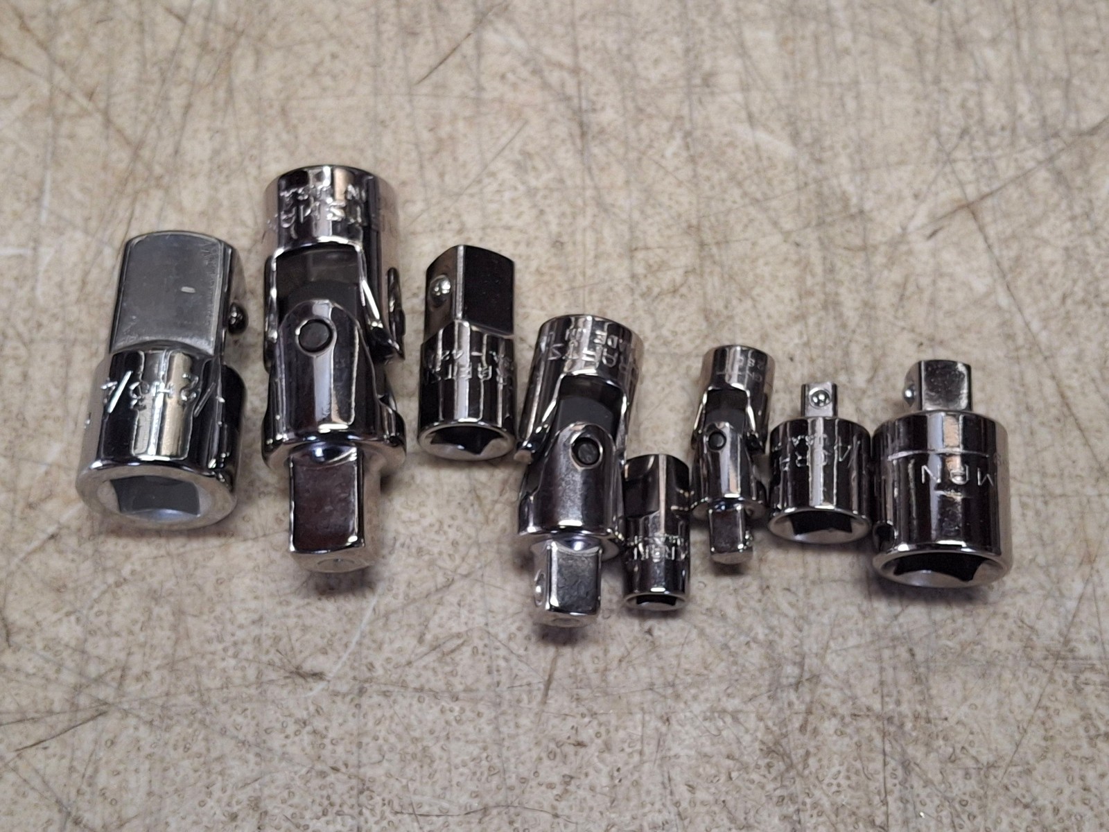 Craftsman USA 8pc Socket Adapter & Swivel Set 3/4″ 1/2″ 3/8″ 1/4″ GK Series