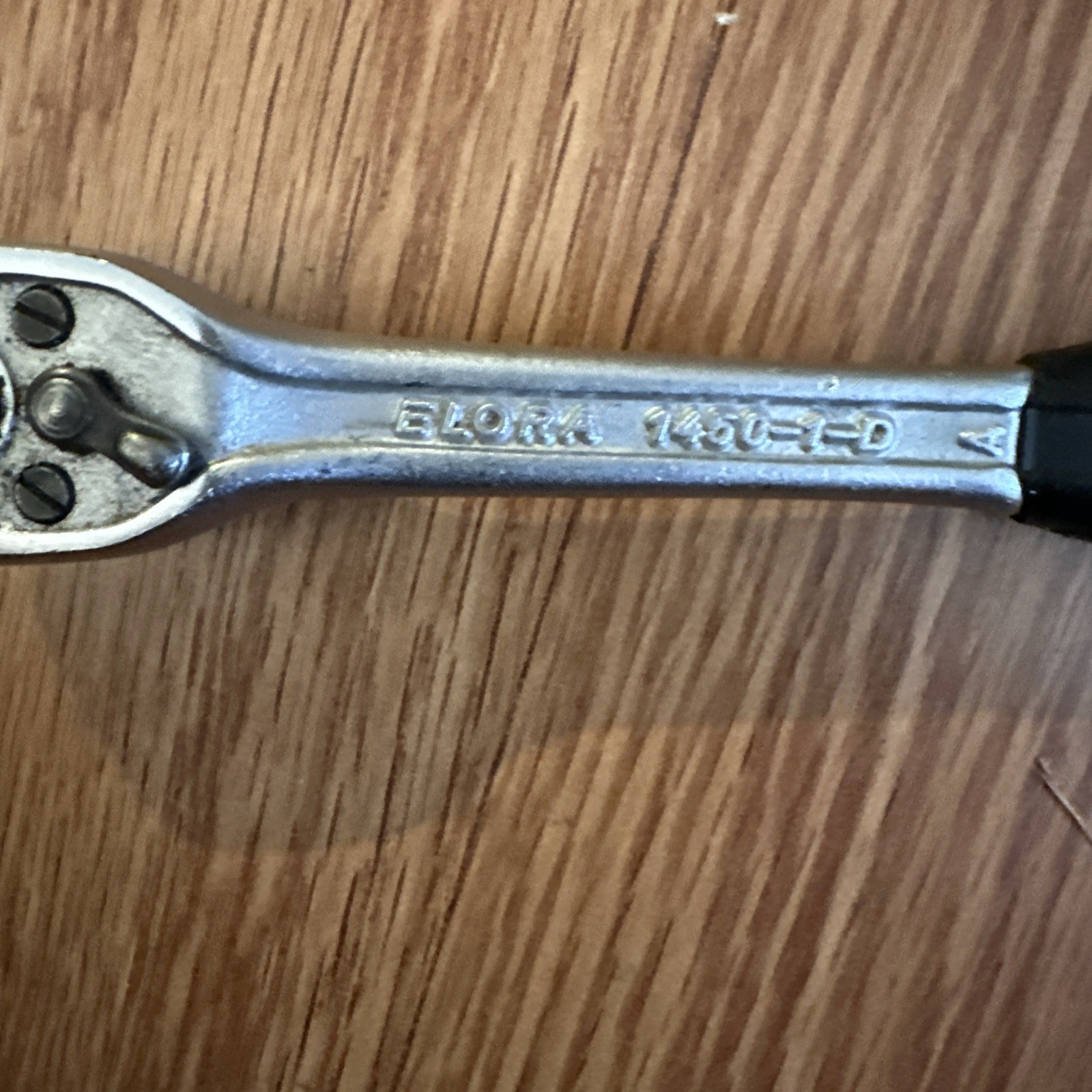 ELORA 1450-1D 1/4” Drive Reversible Ratchet Made in Germany GR-VAN, RARE