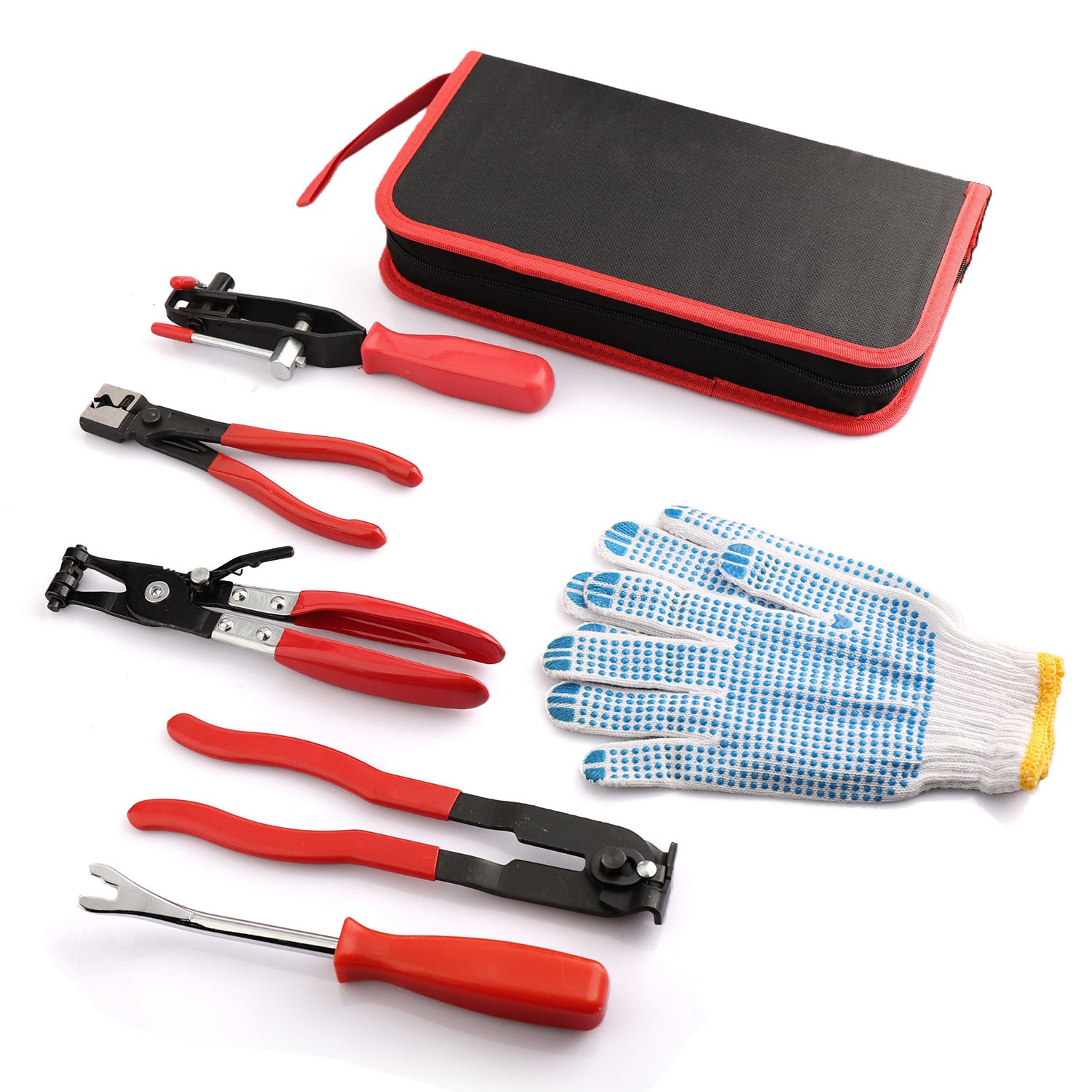 Fuel Line Pliers Set 5Pcs, Hose Remover, Clamp Tool, Auto Maintenance Kit