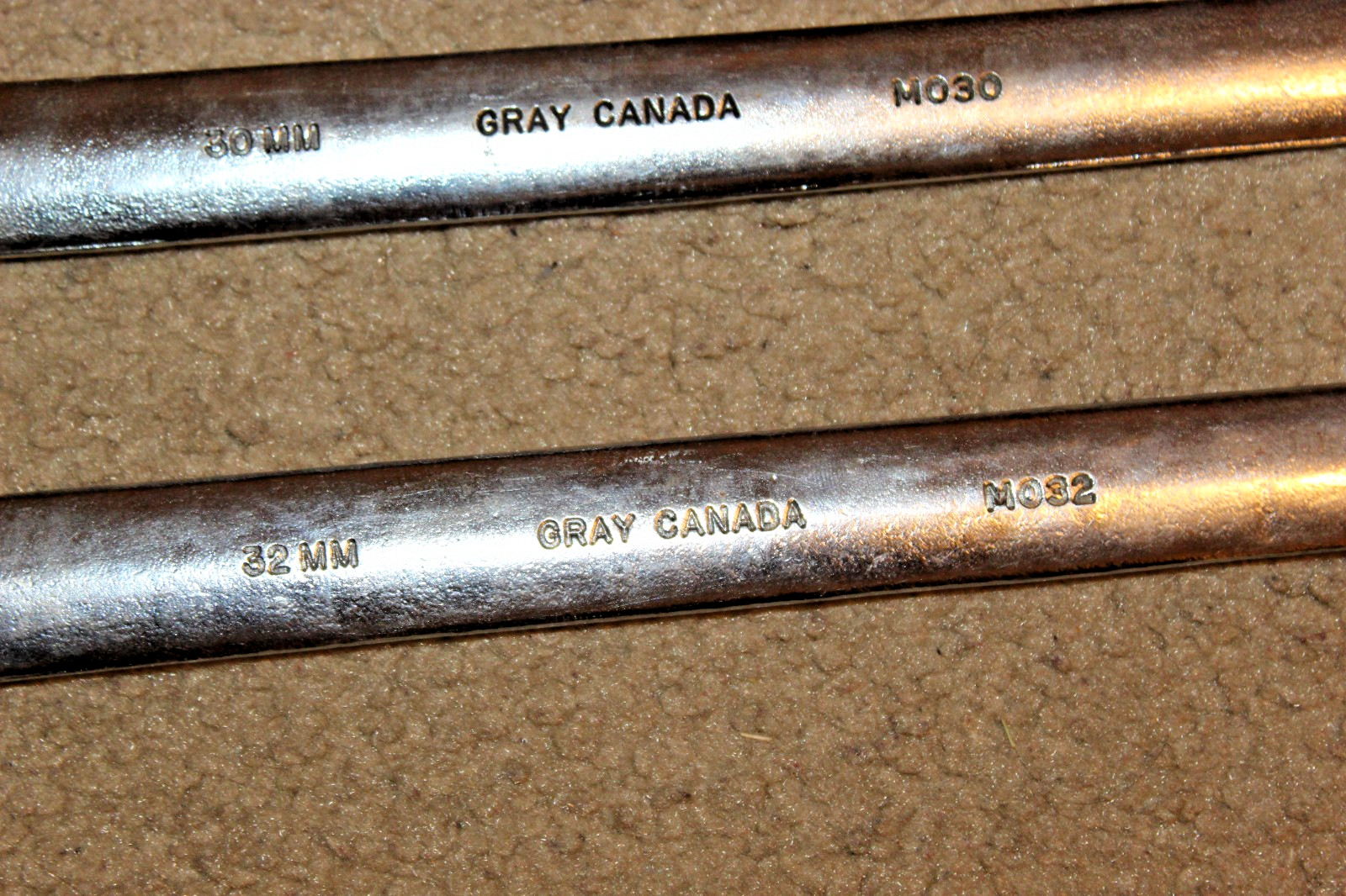 Canada Gray metric wrench set 32mm lot open end box end 12 pt combination
