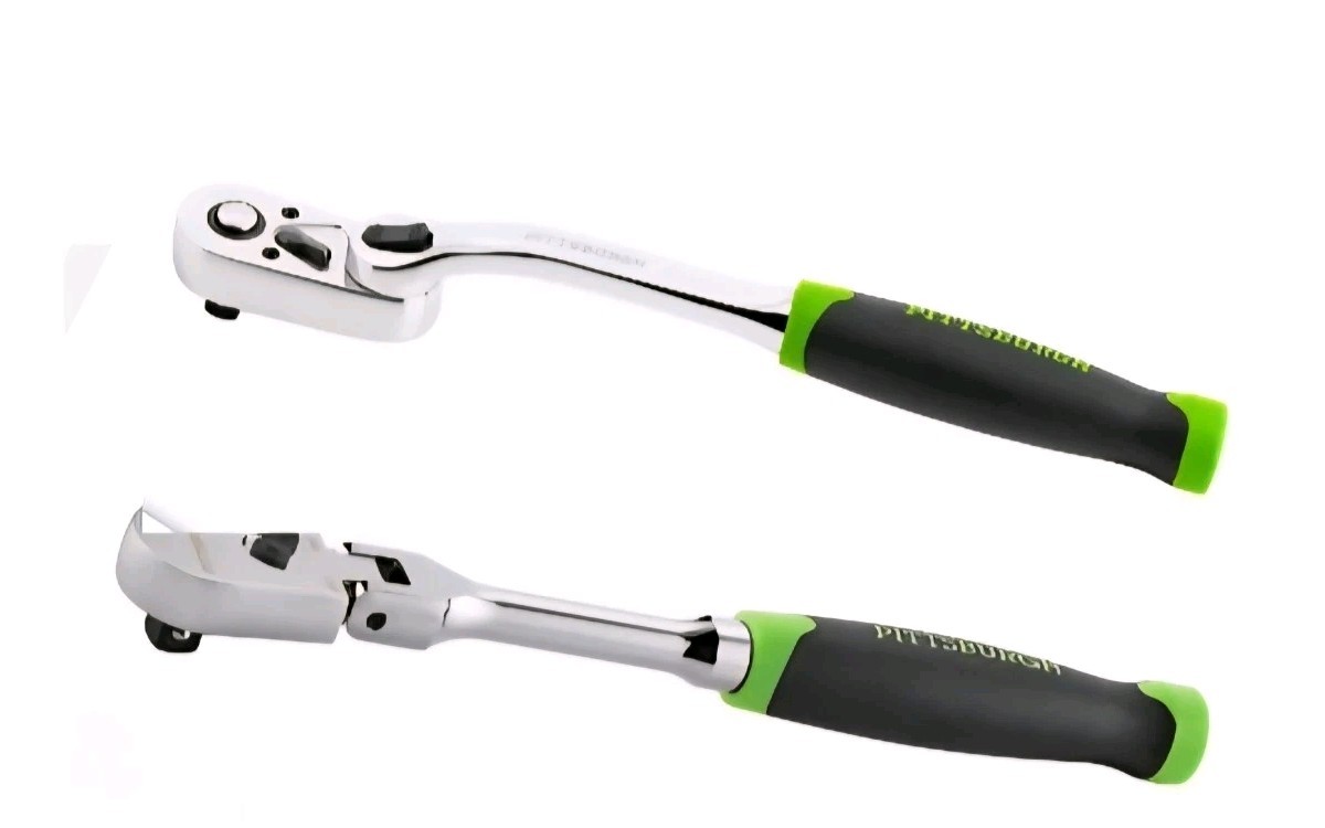 Two Pittsburgh Ratchet 1/4″ Flex Head Swivel, And 360° Swevel