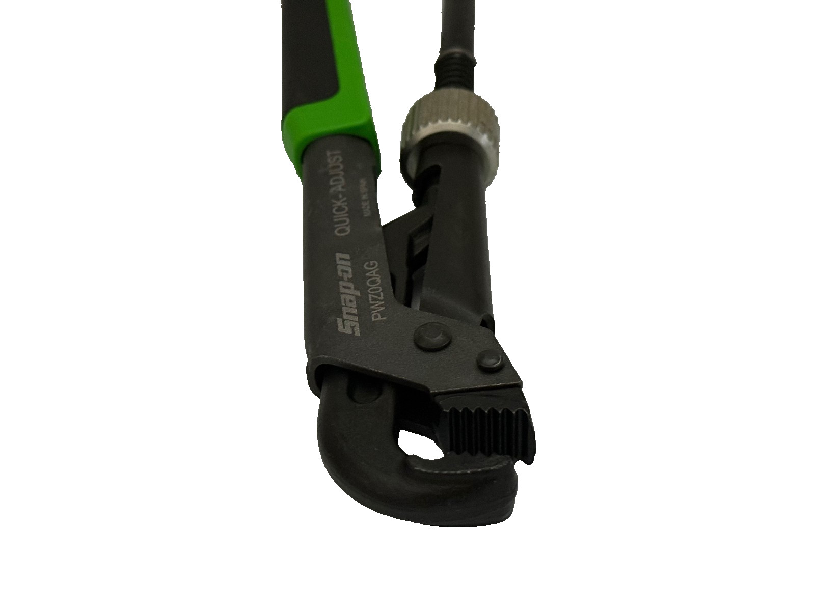 Snap-on Tools GREEN 8-5/8″ Soft Grip Quick Adjust Pliers Wrench PWZ0QAG NEW