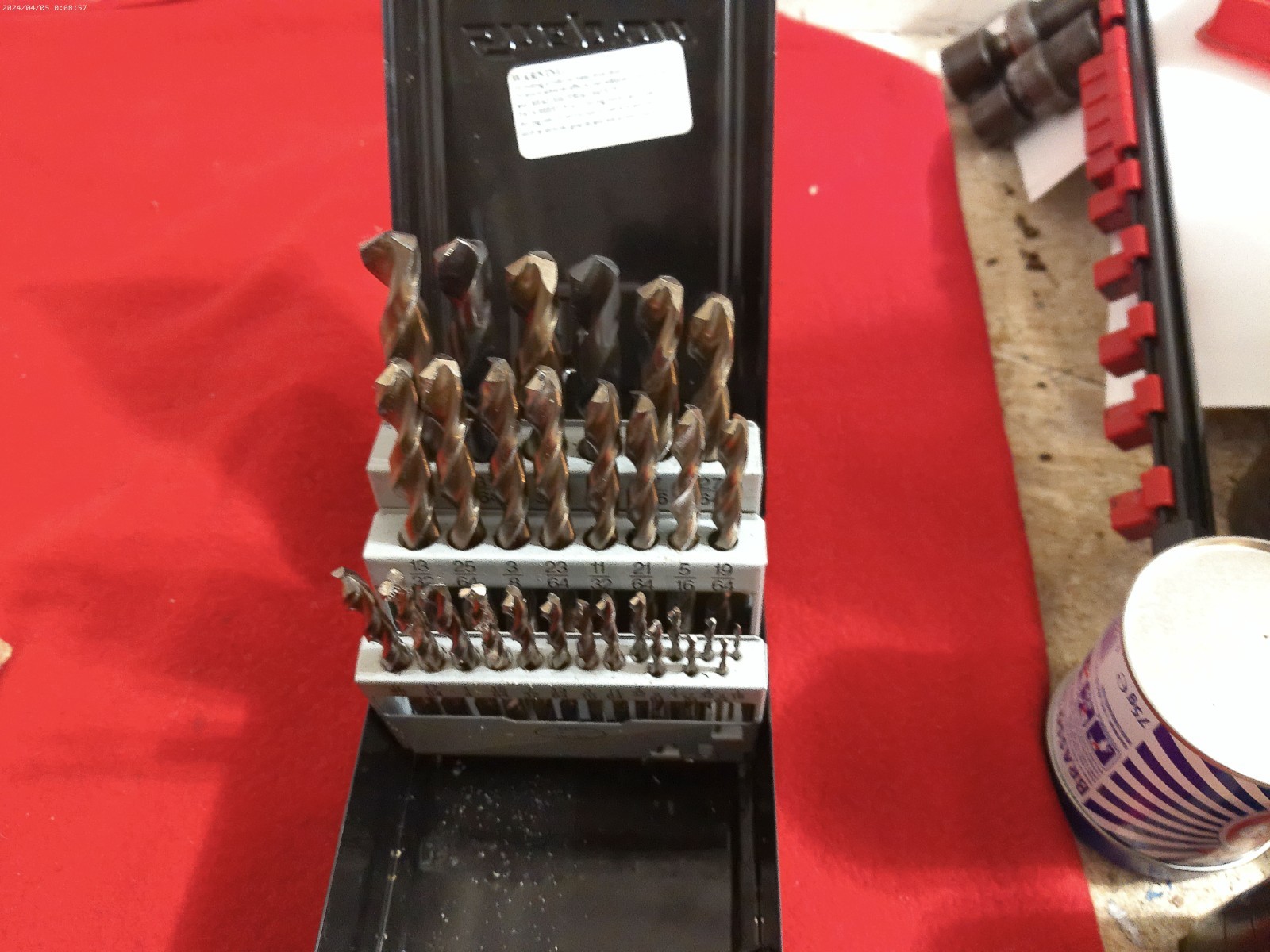 Snap-On Tools DBTBC129 ThunderBit COBALT 29 Piece Drill Bit Set 1/16″ – 1/2″