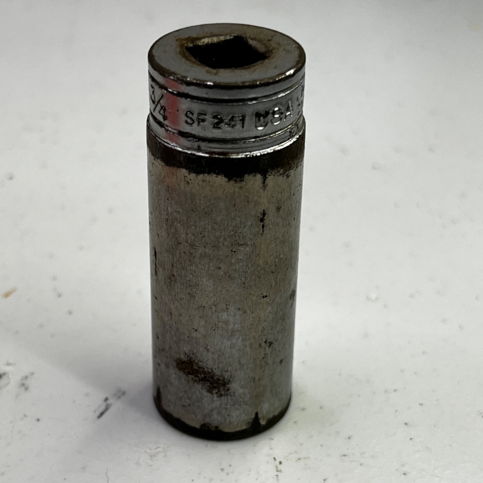 Snap-on Tools 3/8 Drive 3/4″ SAE 12 Point Deep Chrome Socket SFS241