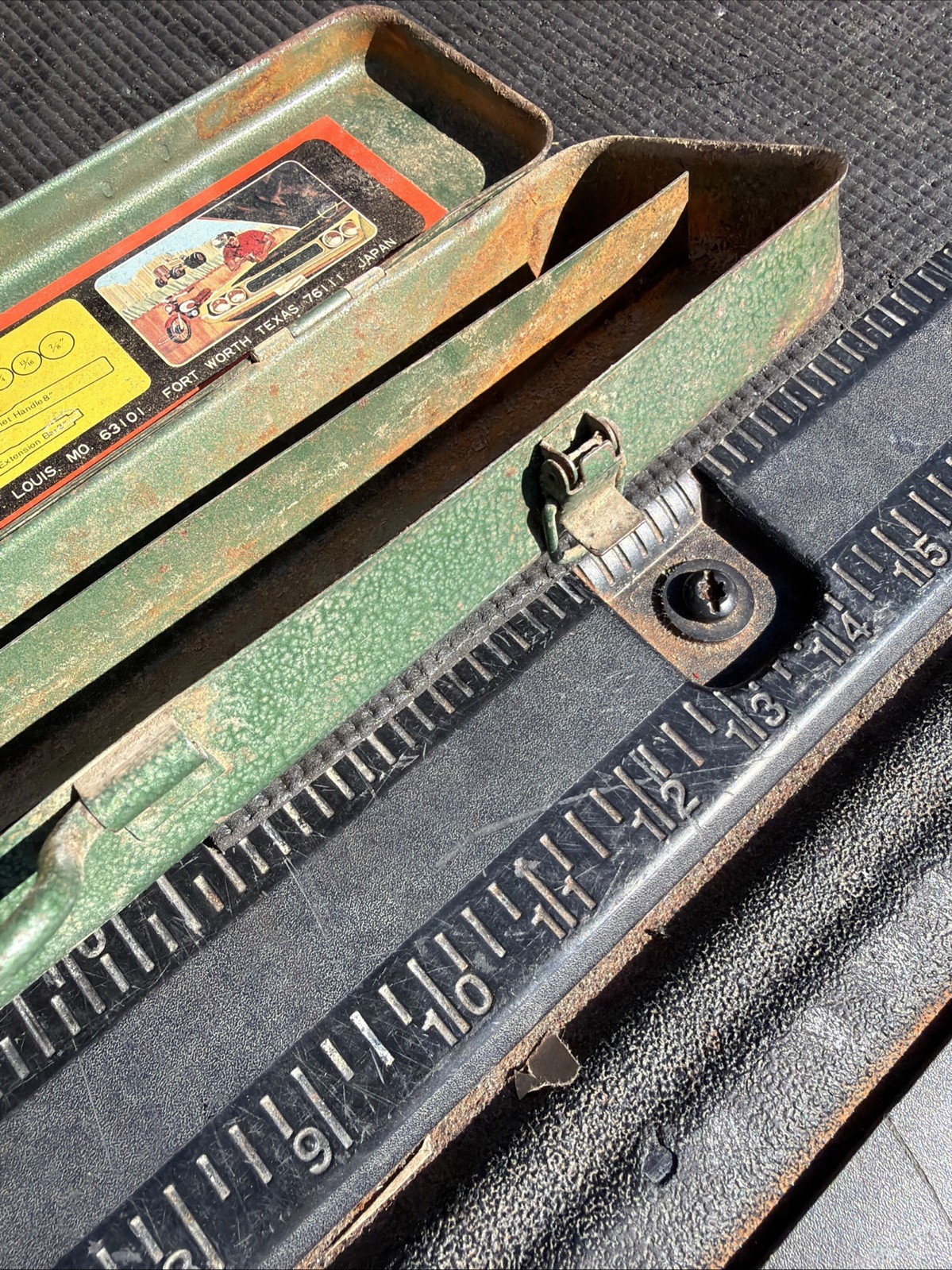 Buffalo Tools USA Case Only For Socket Set 4521 22pc SAE 16” Long Japan Made