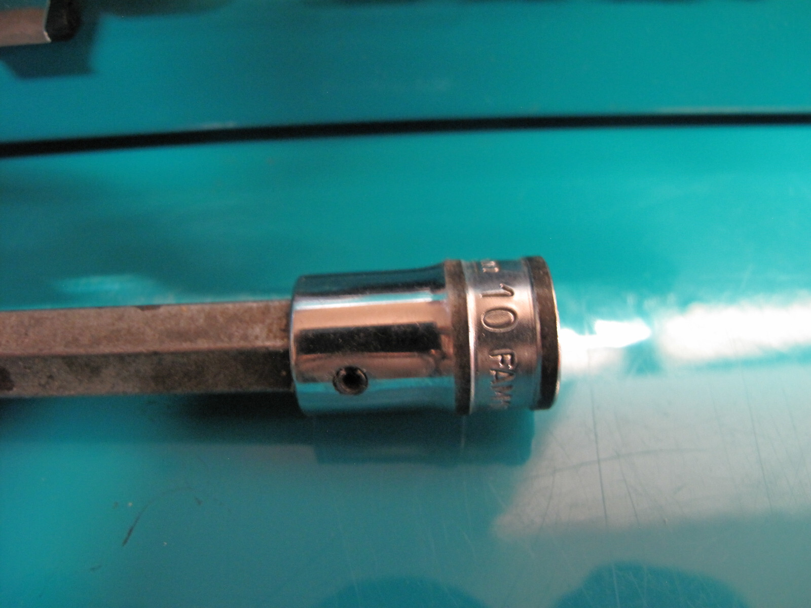 SNAP ON TOOLS 10mm METRIC — HEX BIT SOCKET DRIVER — 3/8″ Drive — FAML10A