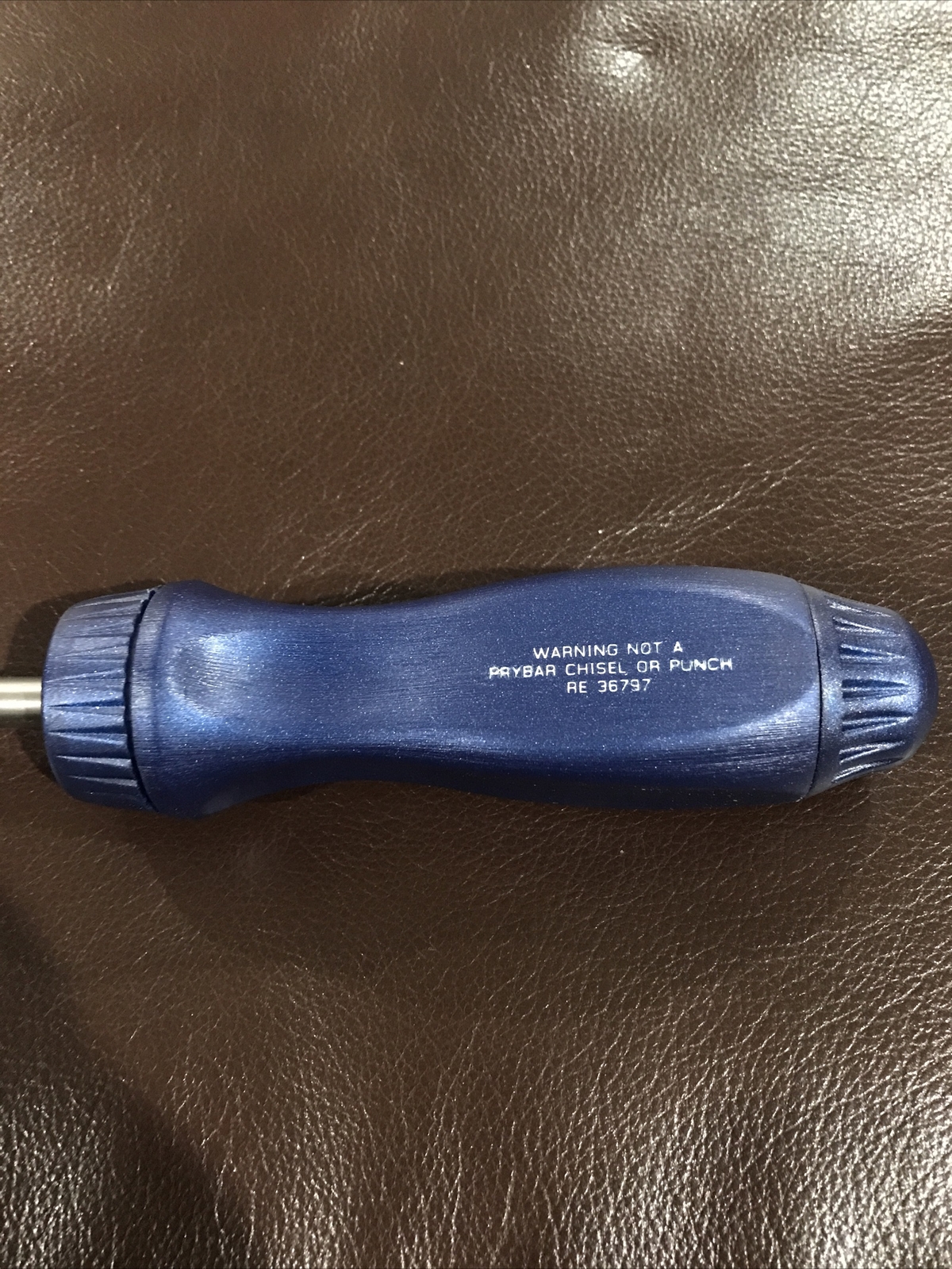 Snap on Tools Ratcheting Screwdriver *POWER BLUE* METALLIC