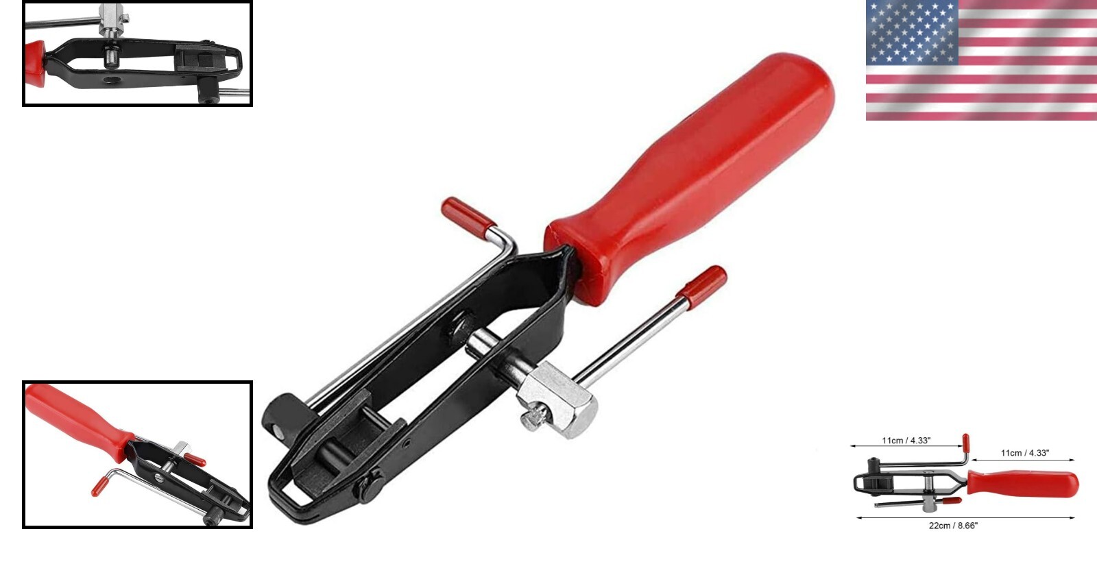 CV Joint Banding Tool Alloy Steel 10mm Heavy-Duty Pliers for Car Repair