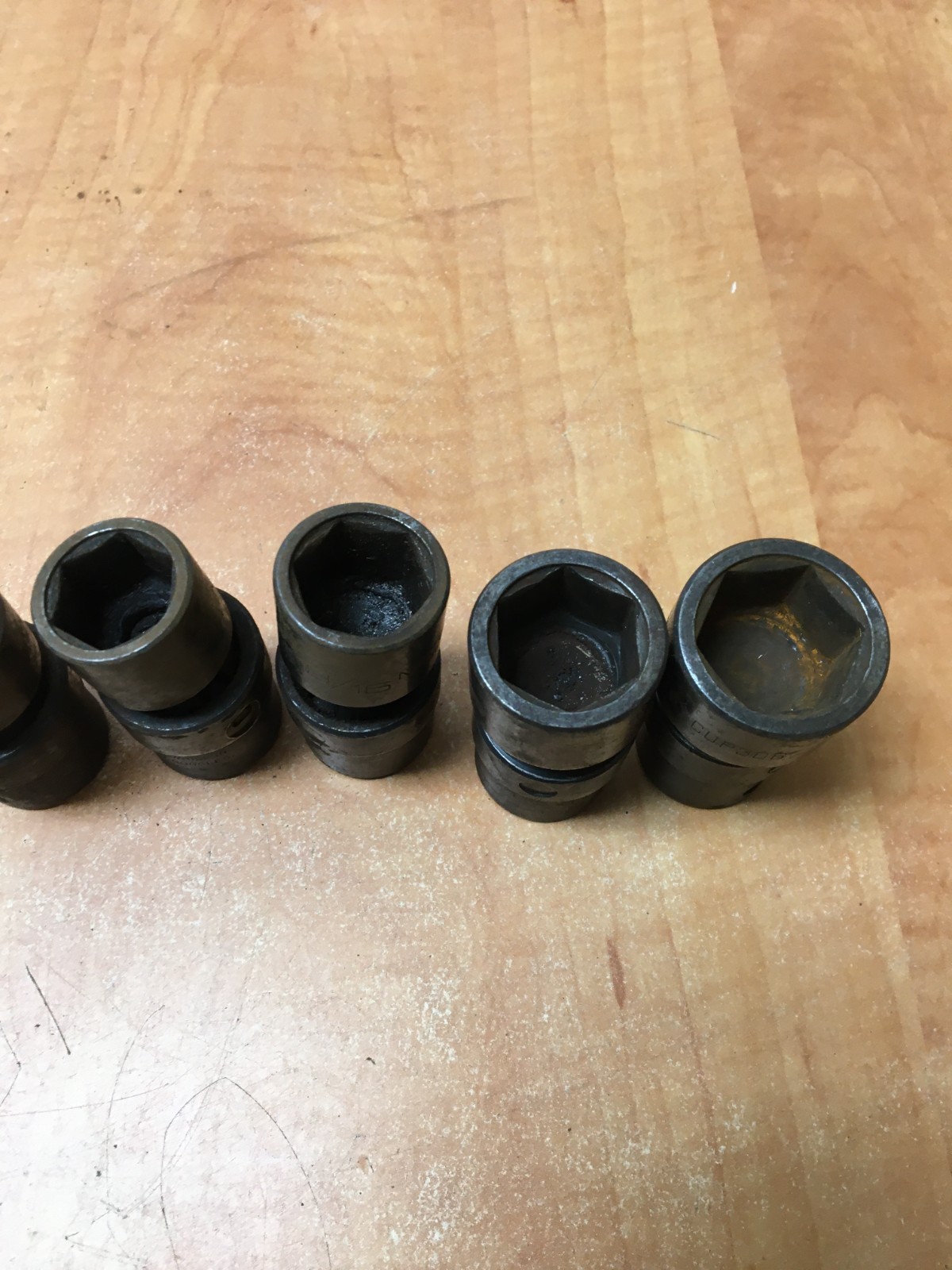 Matco Tools 7 Piece 6 Point 1/2″ Drive Swivel Impact Socket Set SAE 7/16-15/16″