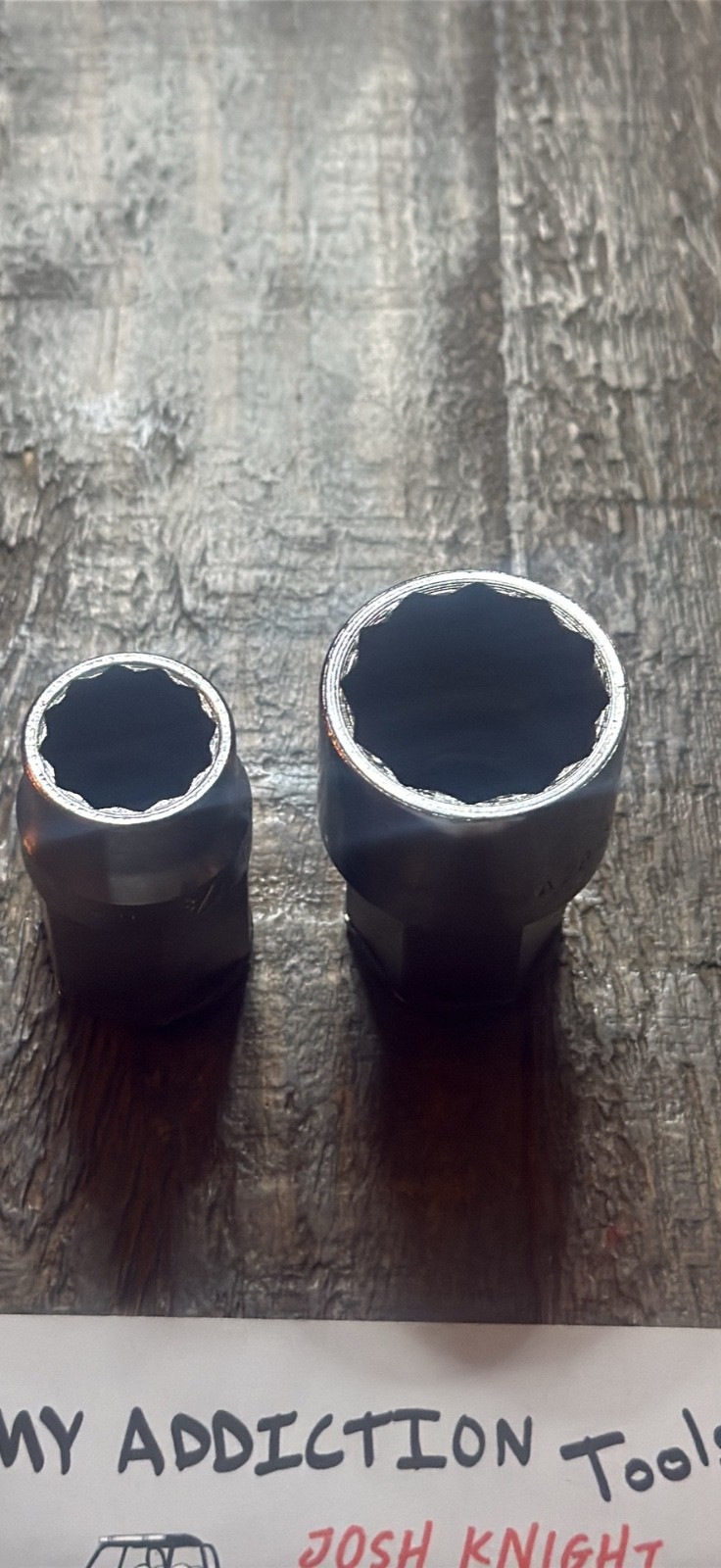 Snap on passthrough sockets no markings great shape price for pair