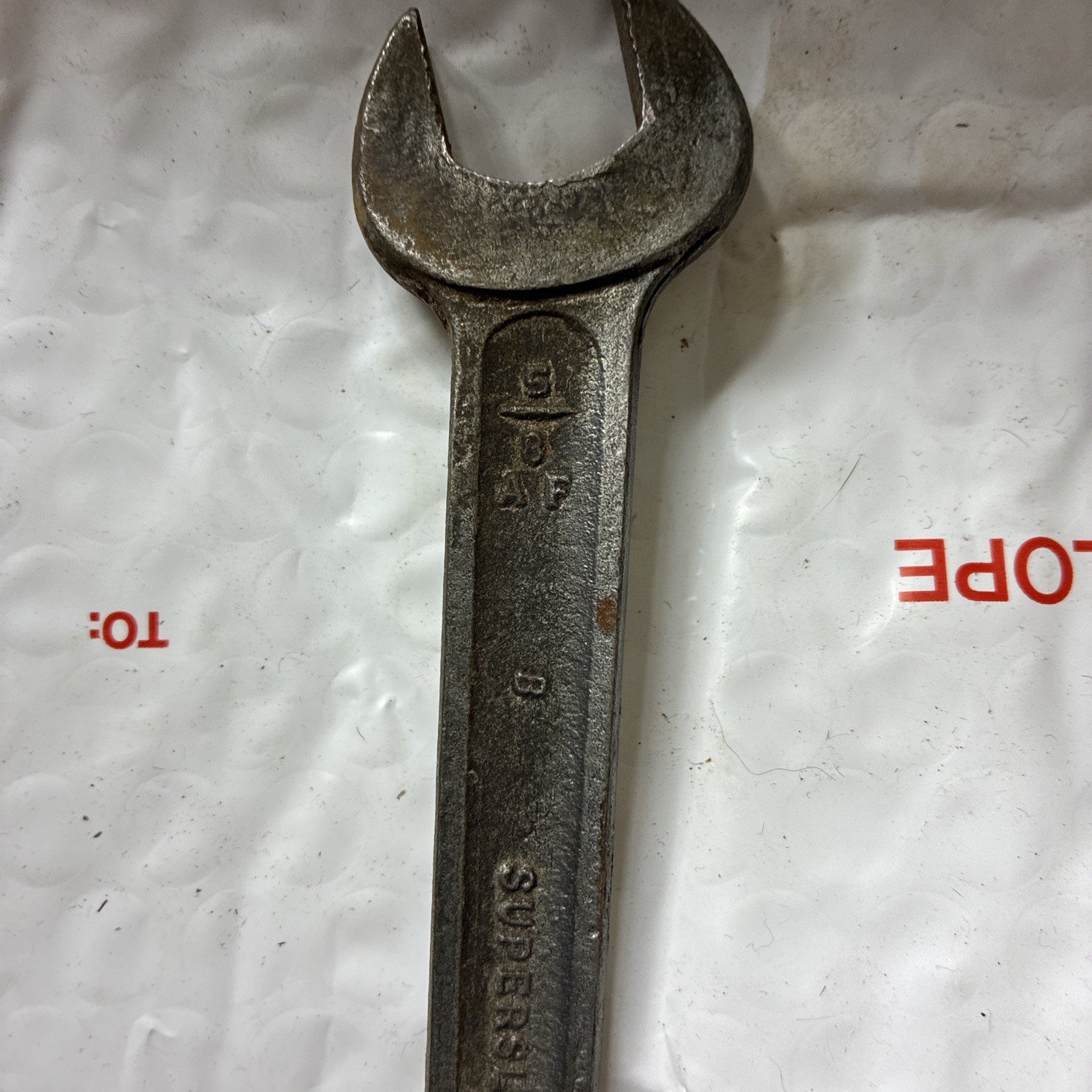 Vintage Superslim 5/8AF & 9/16AF Open Ended Spanner Made In England (B)