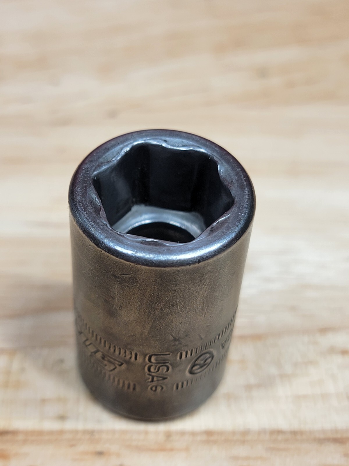 Snap-on Tools IMM150A 15mm 1/2″ Drive 6-Point Shallow Impact Socket