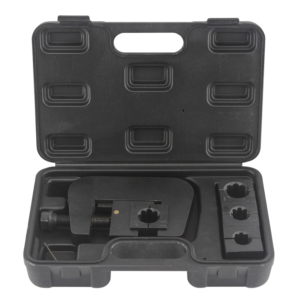 A/C Hydraulic Hose Crimper Tool Kit Hose Fittings Crimping Set Hand Repair Tools