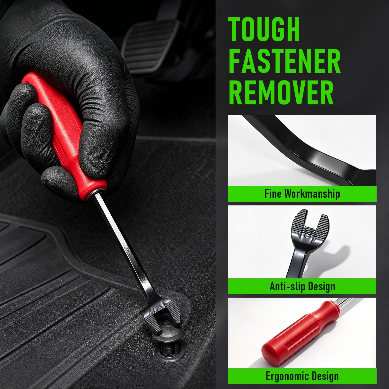 5pcs Car Door Trim Removal Tool Pry Panel Dash Radio Body Clip Installer Kit Set