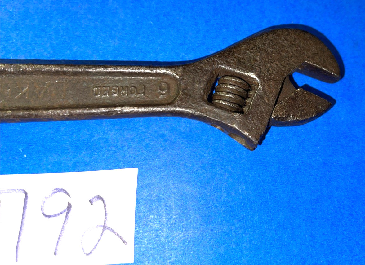 LAKESIDE TOOLS VINTAGE DOUBLE END CRESCENT WRENCH 6-8