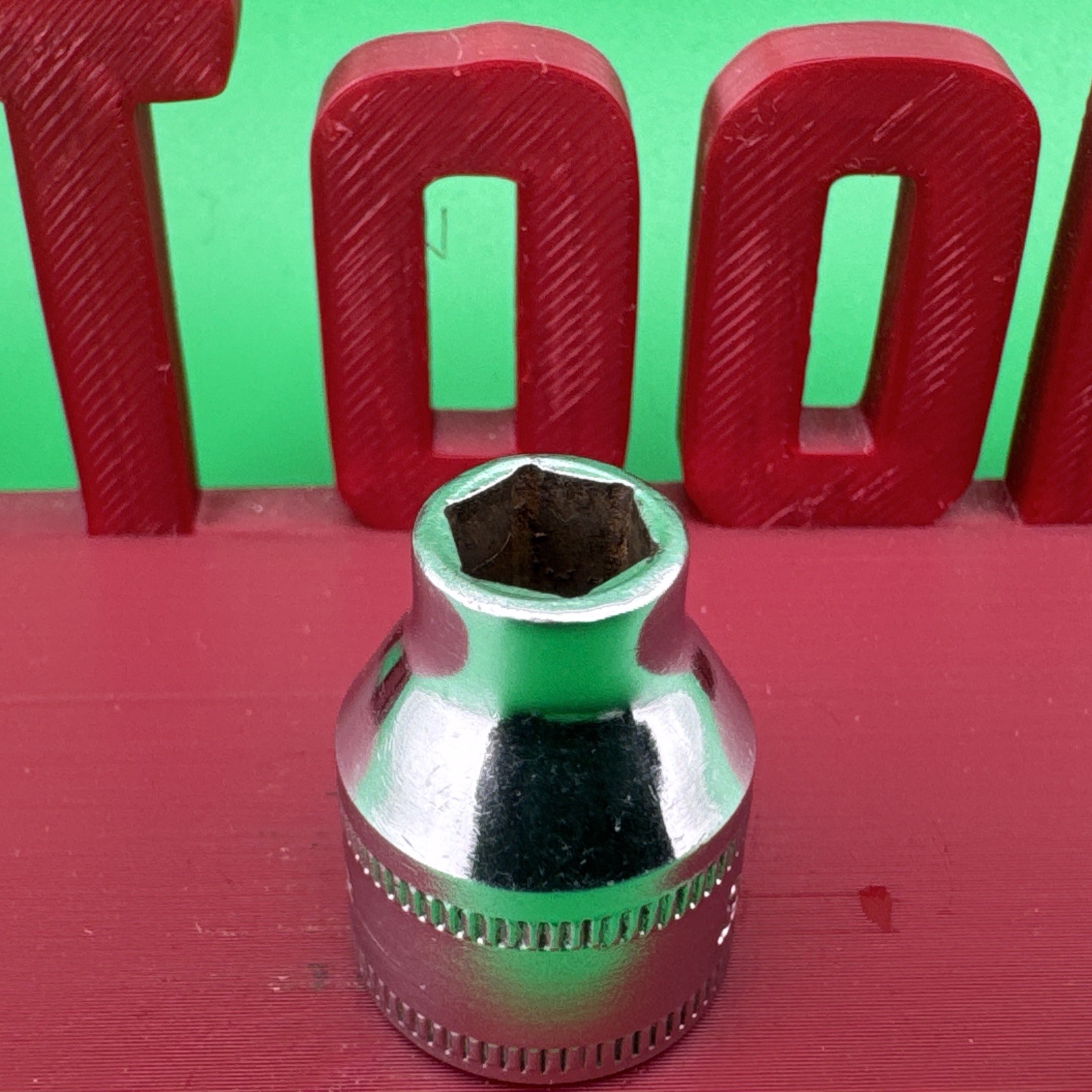 Snap On FSM71 3/8″ Drive 6-Point Metric 7mm Shallow Chrome Socket 3