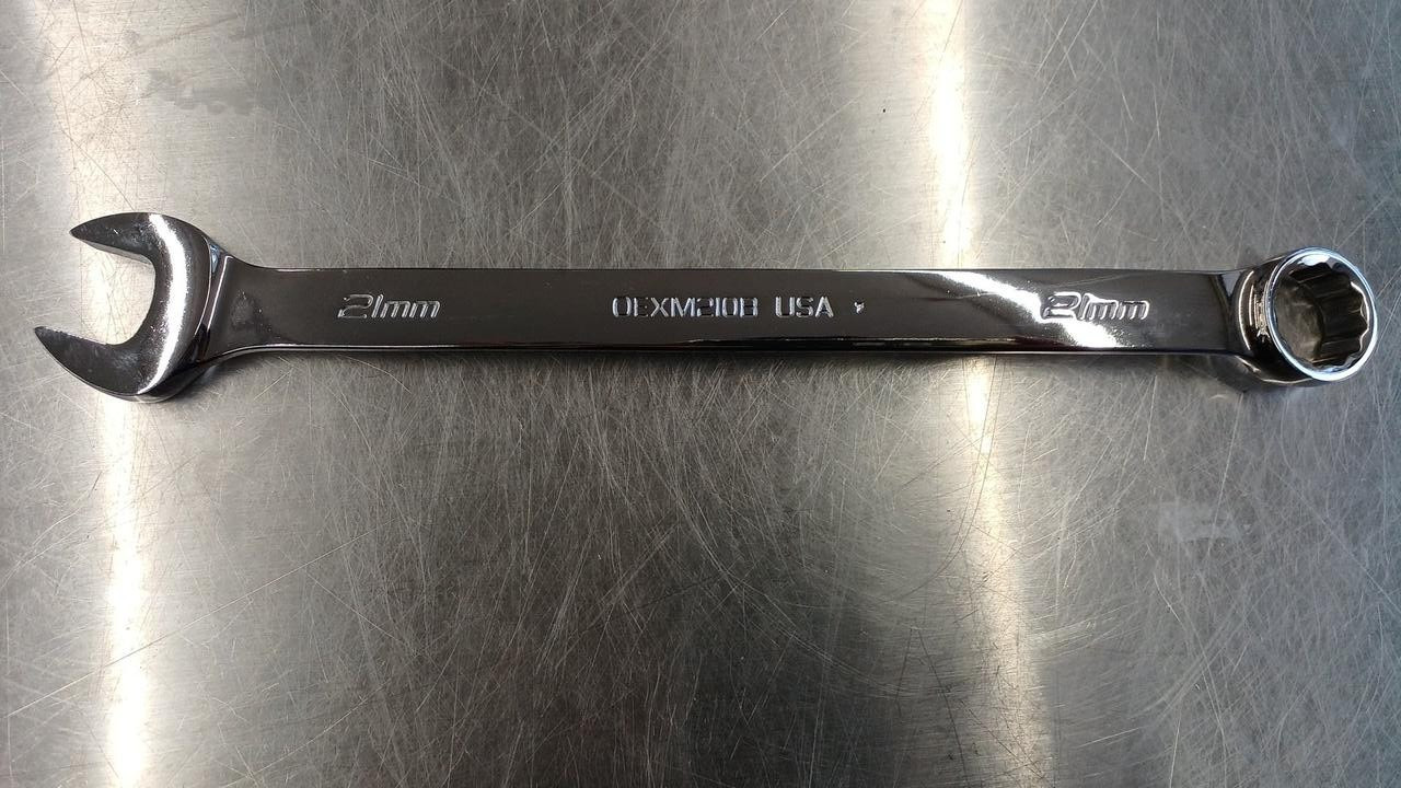 Snap-on OEXM210B 21 mm 12-Point Metric Flank Drive Combination Wrench