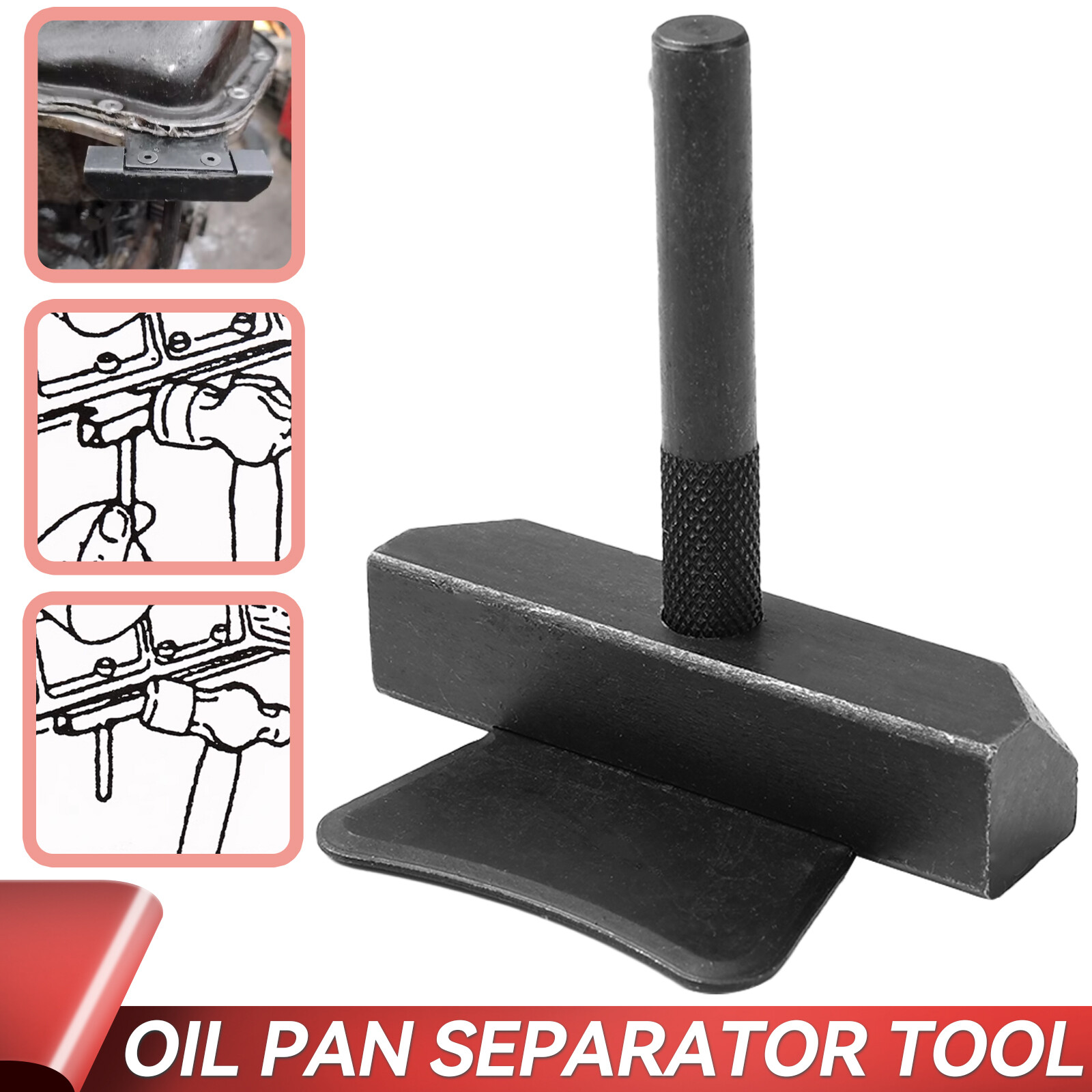 Engine Transmission Oil Gasket Seal Remover Pan Separator Tool Kit Steel Cutter