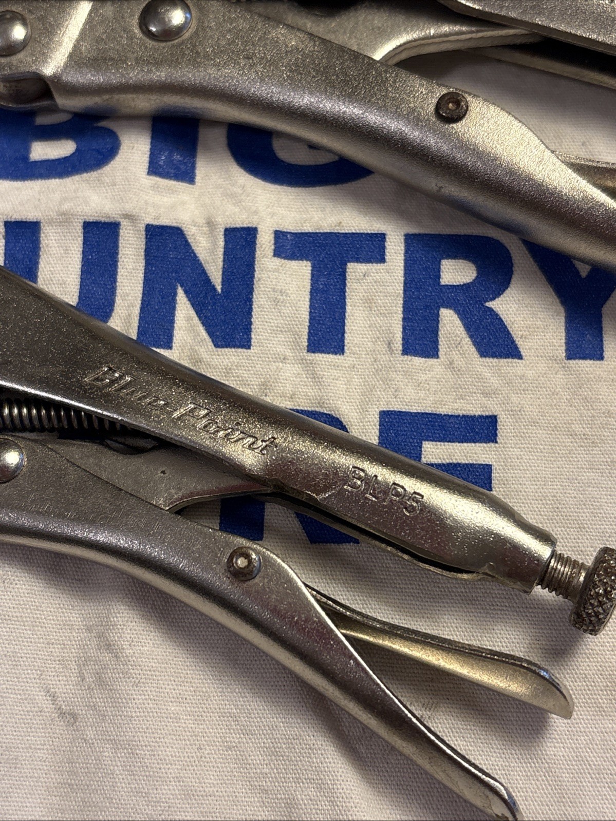 Blue Point 2 Piece Locking Pliers Set BLP3 BLP7