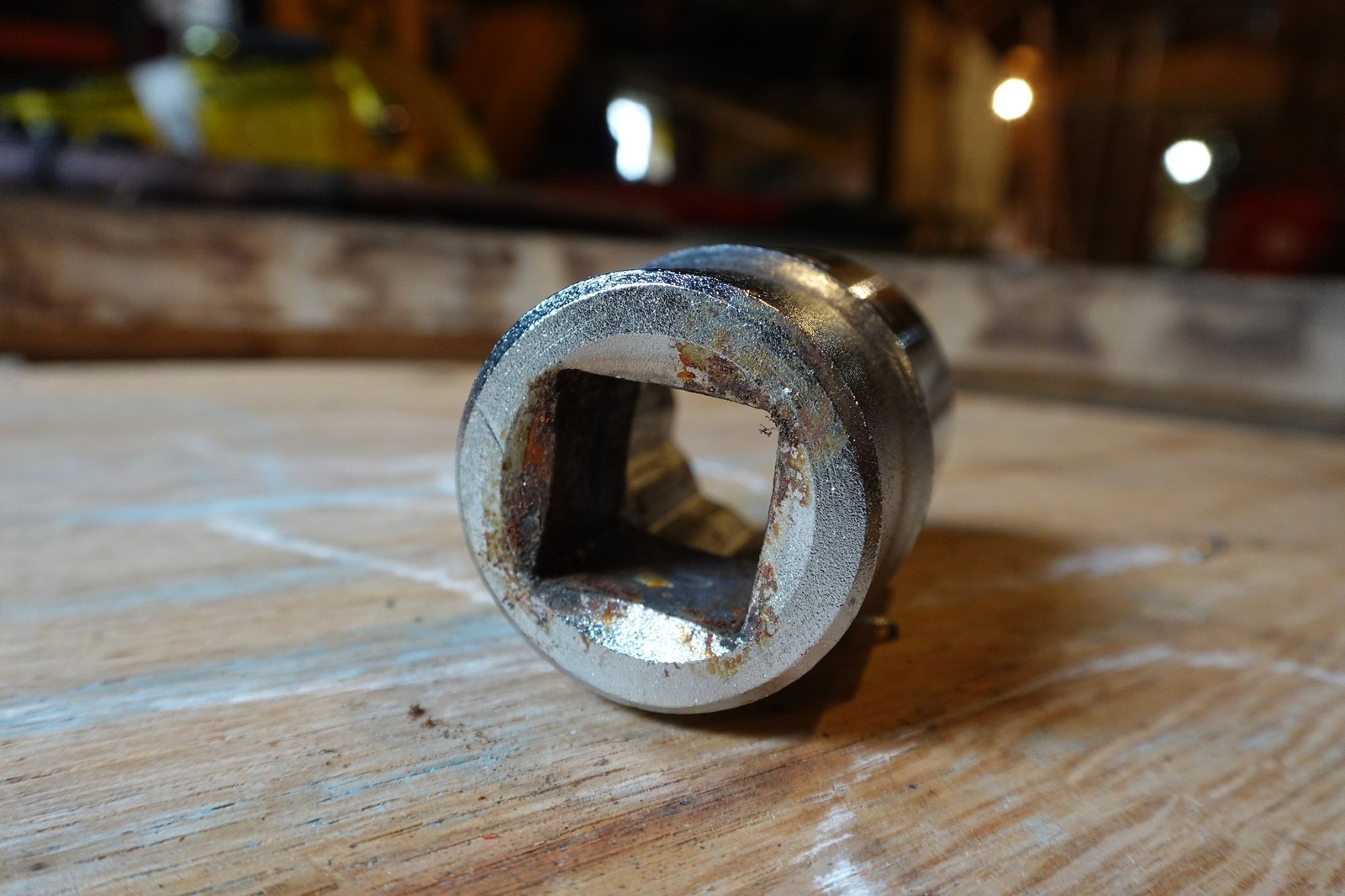 D-J Tools 1-3/16″ 3/4″ Drive 12-Point Chrome Socket Vintage