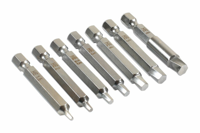 Laser 6844 7 Piece Damaged Hex Bolt Extractor Set