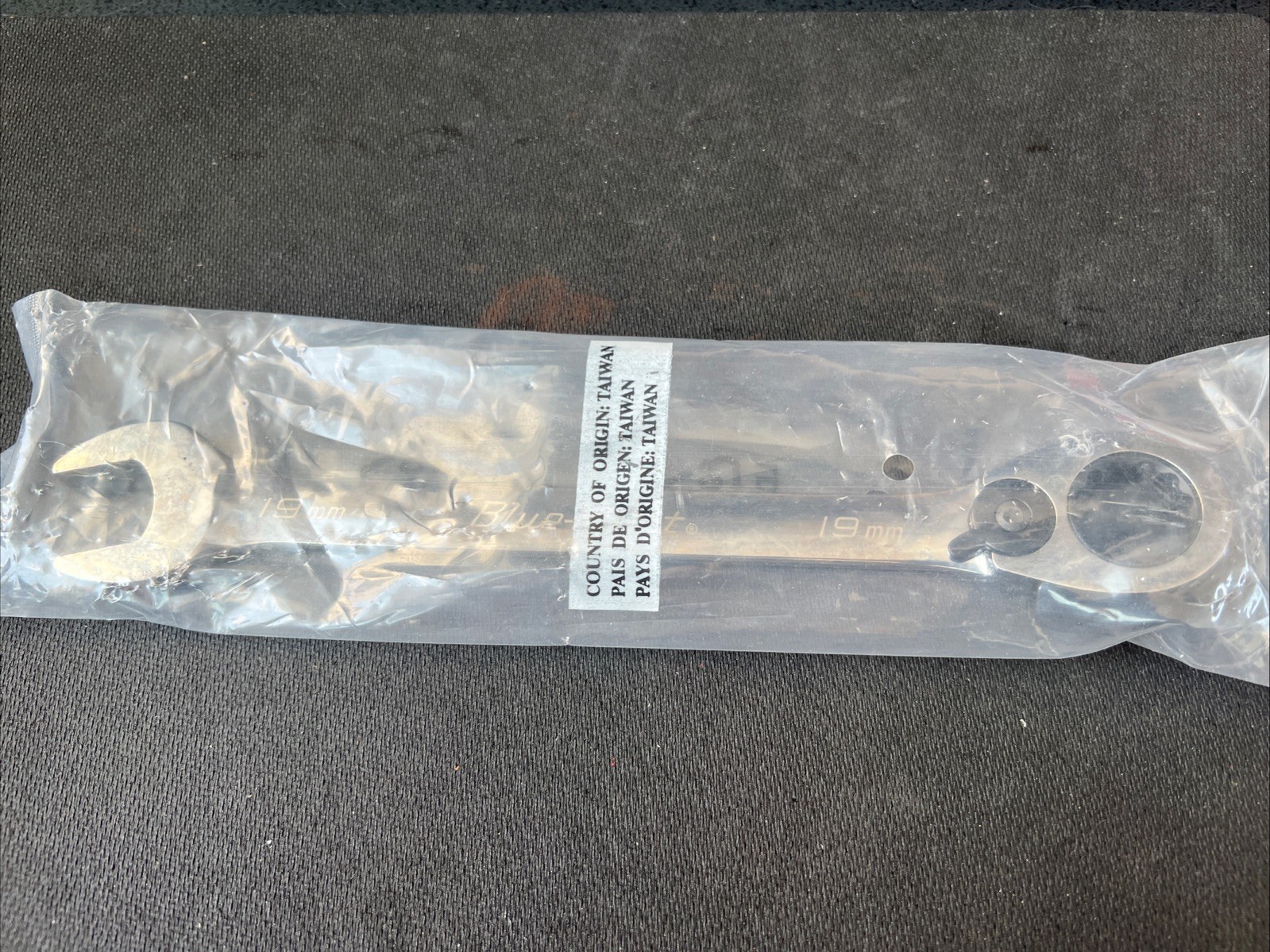 Blue Point By Snap On 19mm Ratcheting Reversible Metric Wrench BOERM19 NEW⭐️