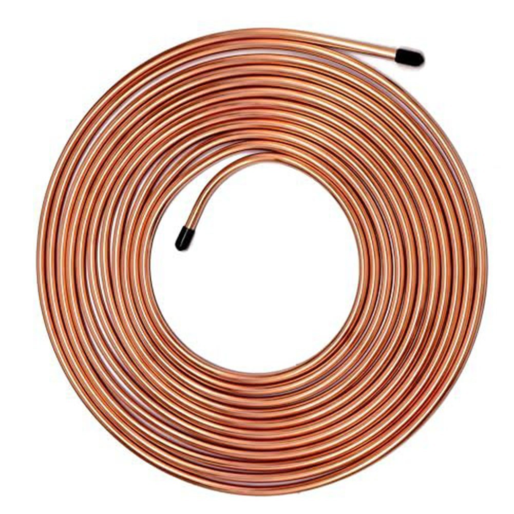 Copper Coated Steel Brake Line 3/16 inch 25 Feet for General Automotive Use