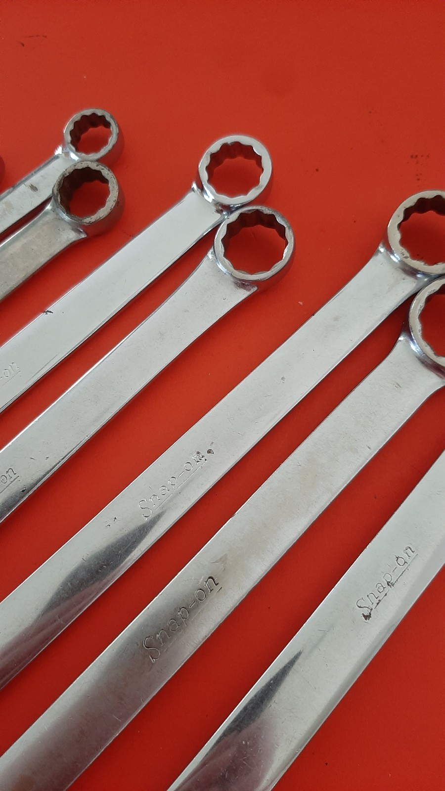Vintage Snap-on Tools USA 7pc SAE Combination Wrench Set 3/8″ – 3/4″ OEX 601
