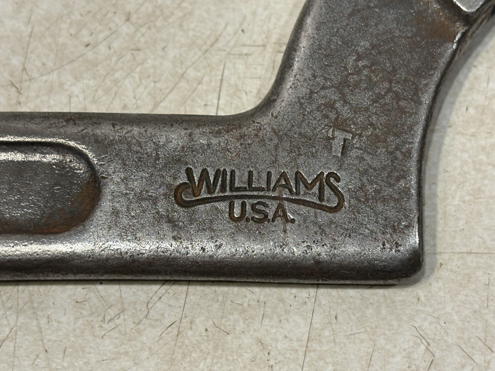 Lot of 2 JH Williams & Armstrong Adjustable Hook Spanner Wrench 474 2″ – 4-3/4″