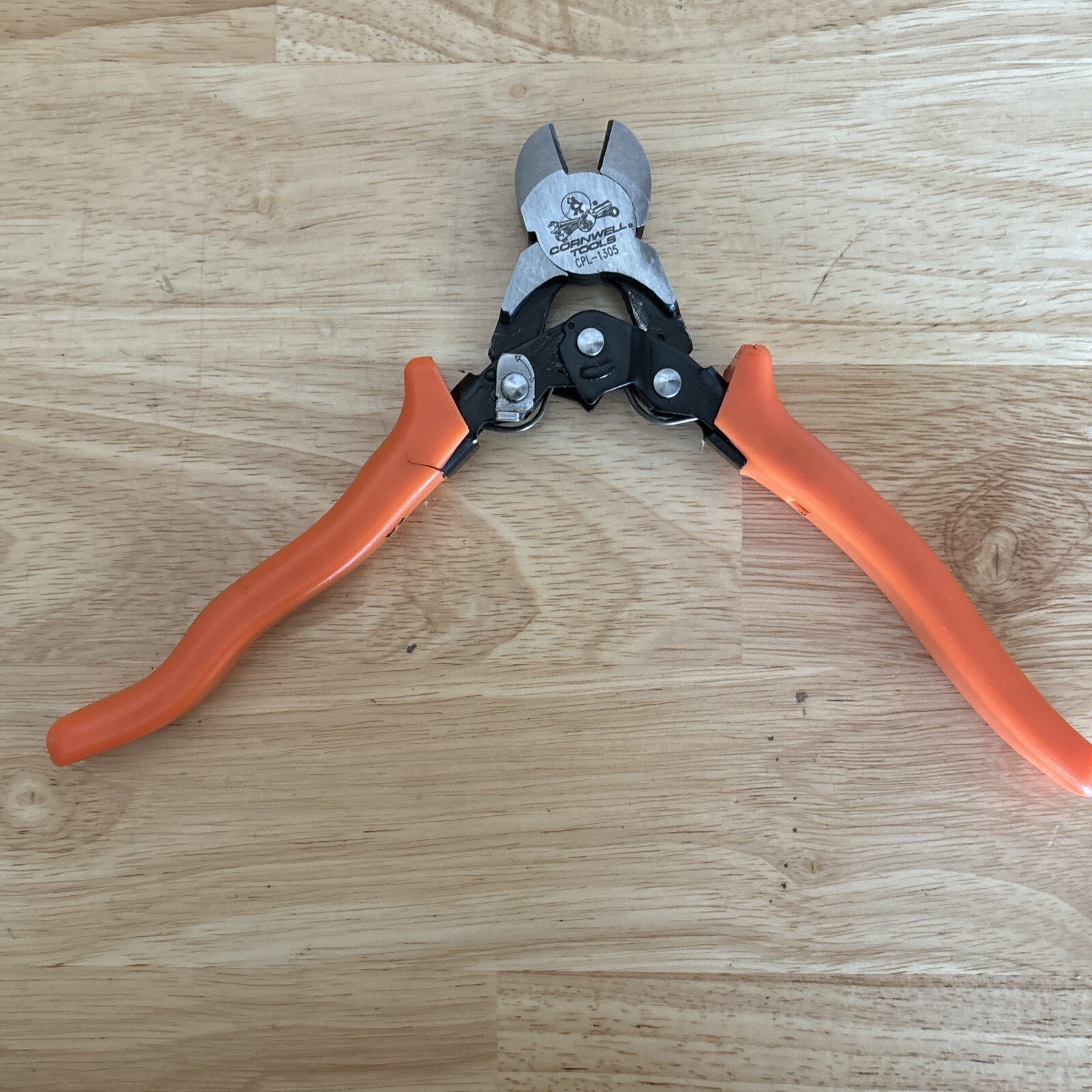 Cornwell Tools Compound Action Hinge Diagonal Cutters Pliers Orange CPL-1305