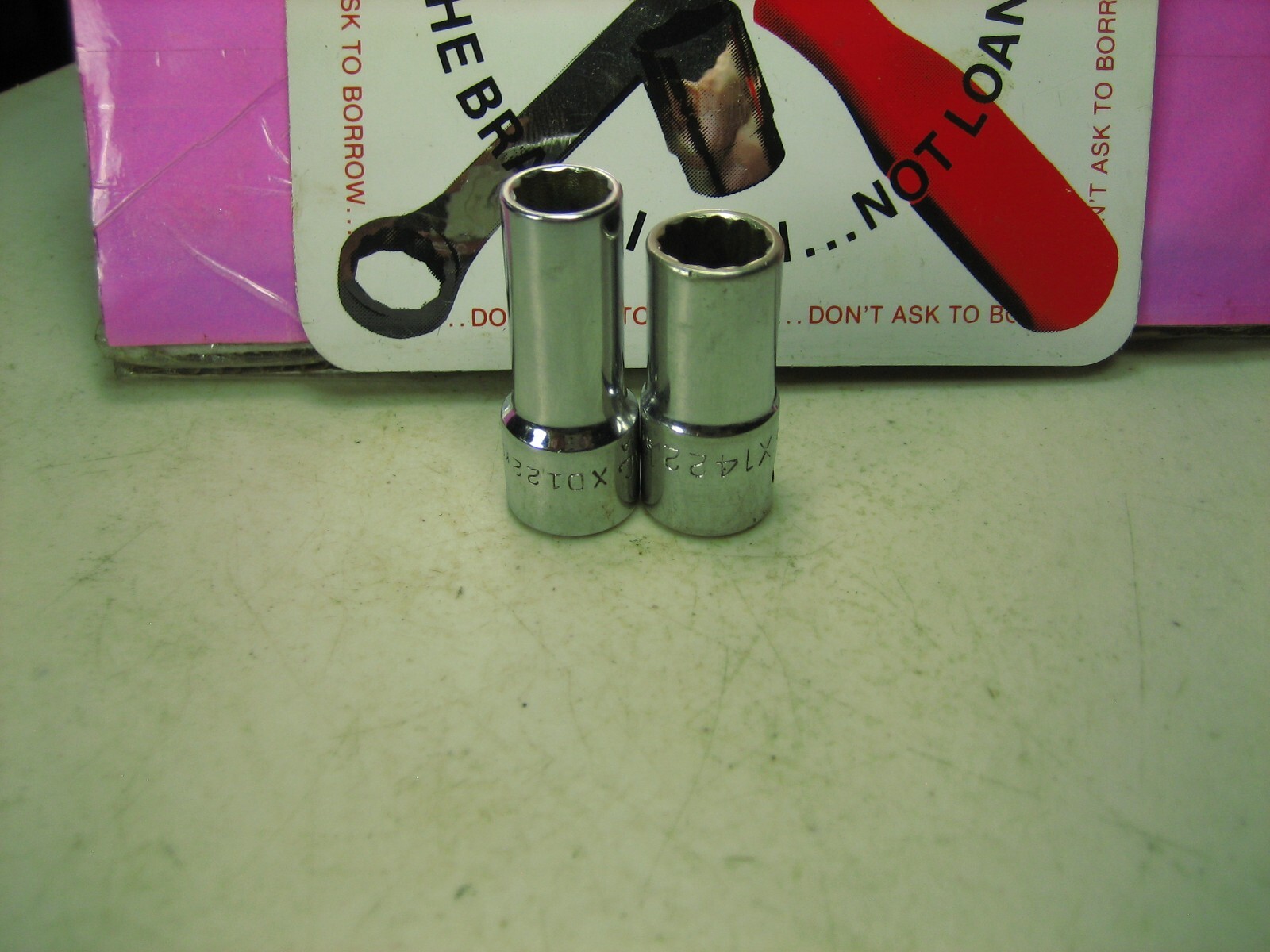 MAC – Lot Of 2 Sockets , 3/8” Drive, 12 Pt, (3/8” XD122)( 7/16” XI142)
