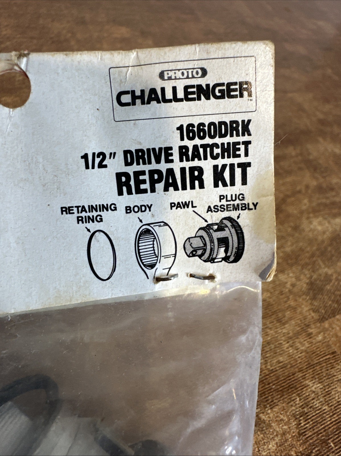 SEALED Proto Challenger 1660DRK – 1/2″ Drive Ratchet Repair Kit NEW