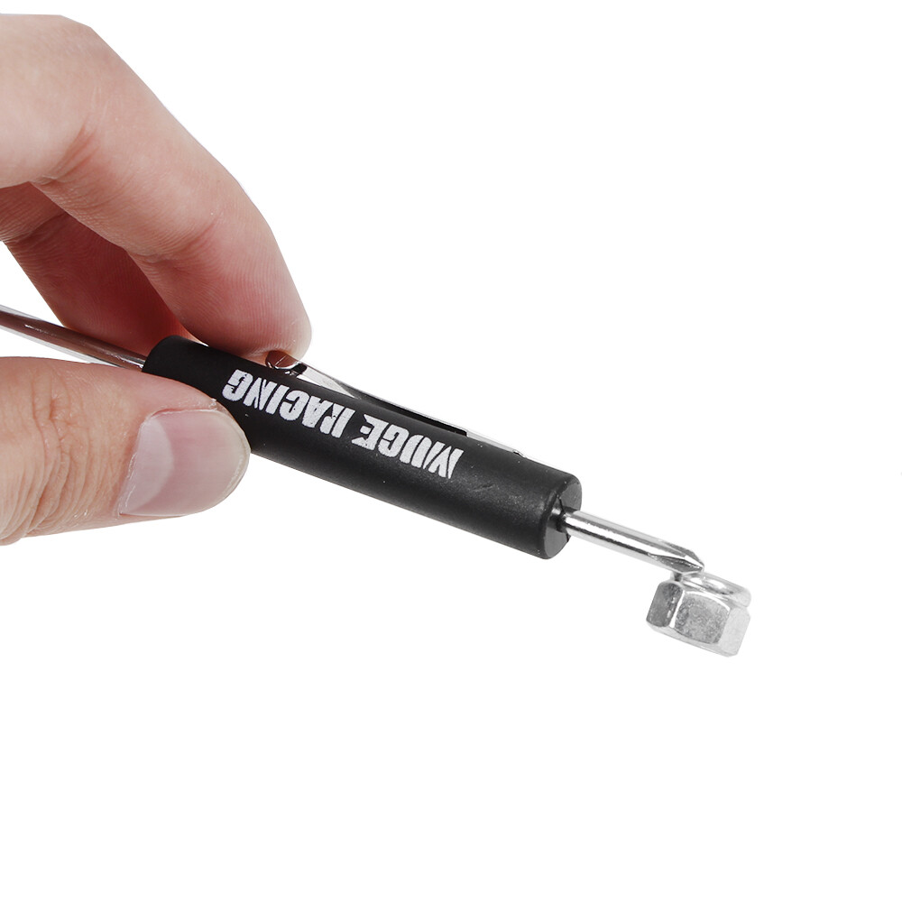 5PCS Mini Pocket Screwdriver Flat Head Tip with Phillips Top Pocket Clip Black