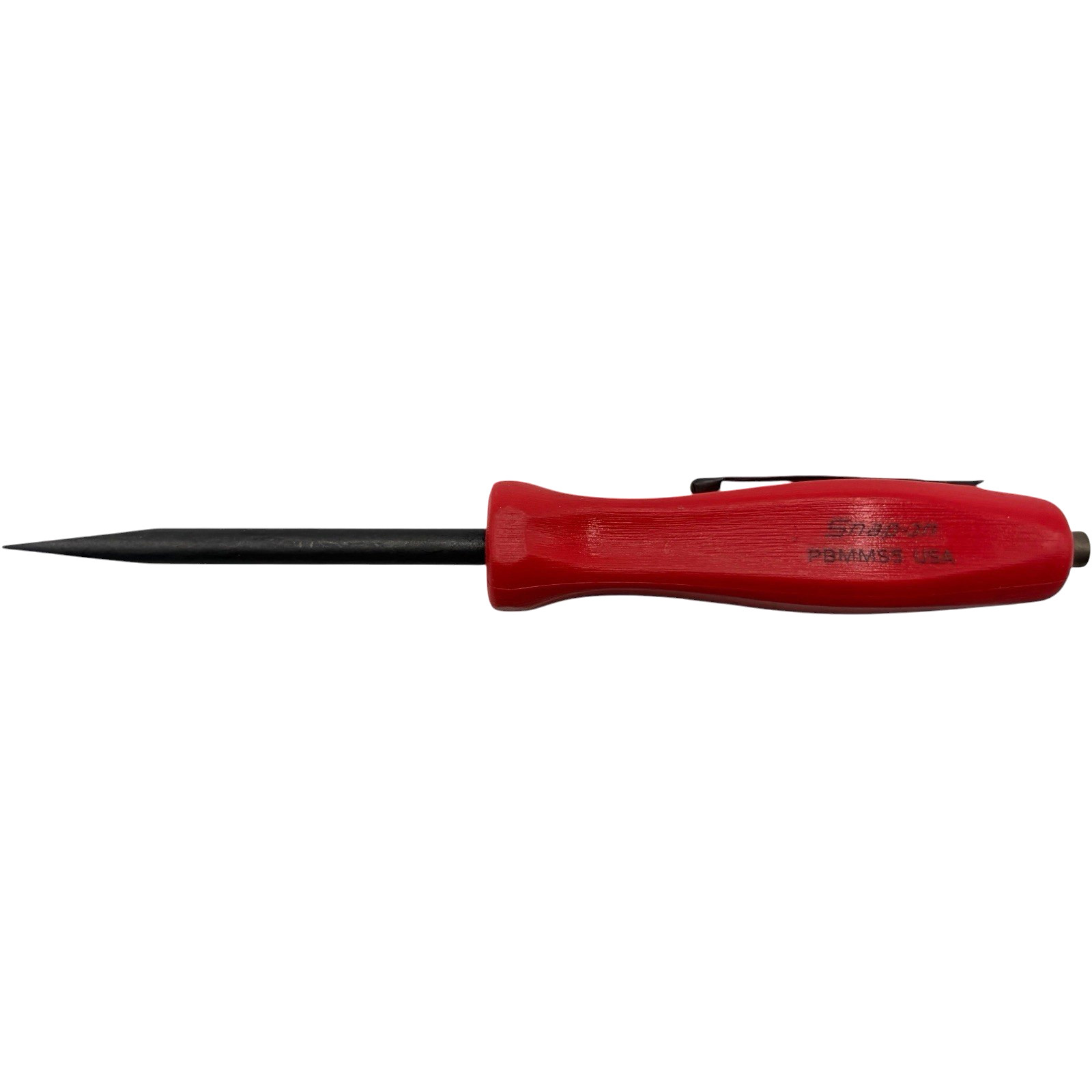Snap On Tools Mini Magnetic Pocket Pry Bar Red 5 inch Straight Blade