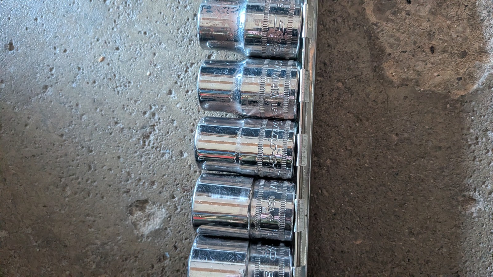 13 Snap-on Socket Set 1/2″ 23mm 22 21 20 19 18 17 15 14 13 12 11 10 Metric 12pt