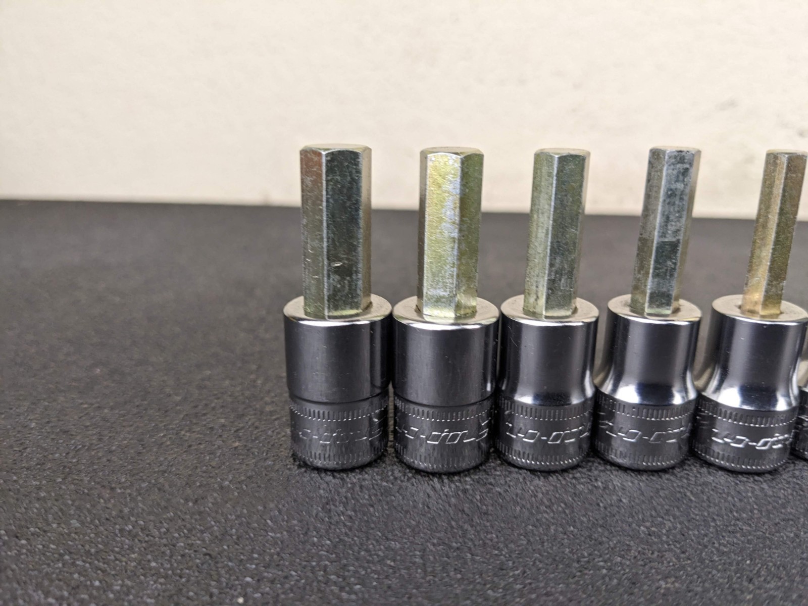 #bp501 Snap On Tools 7 Piece 3/8″ Drive Hex Bit Socket Set 4MM-10MM 207EFAMY