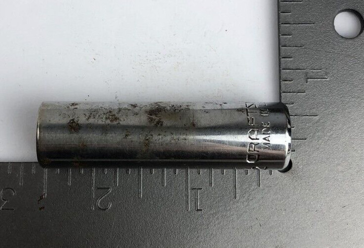 Craftsman 1/2″ 12 Point 3/8″ Drive Deep Socket EE 43312 Made In USA