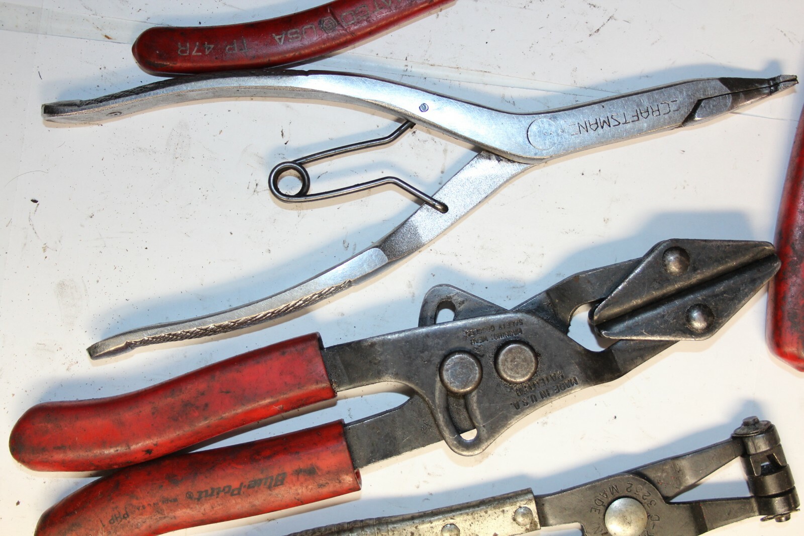 MATCO BLUE-POINT TOOLS CRAFTSMAN KD PLIERS, Wire Cutter, Hose Clamp 6pc