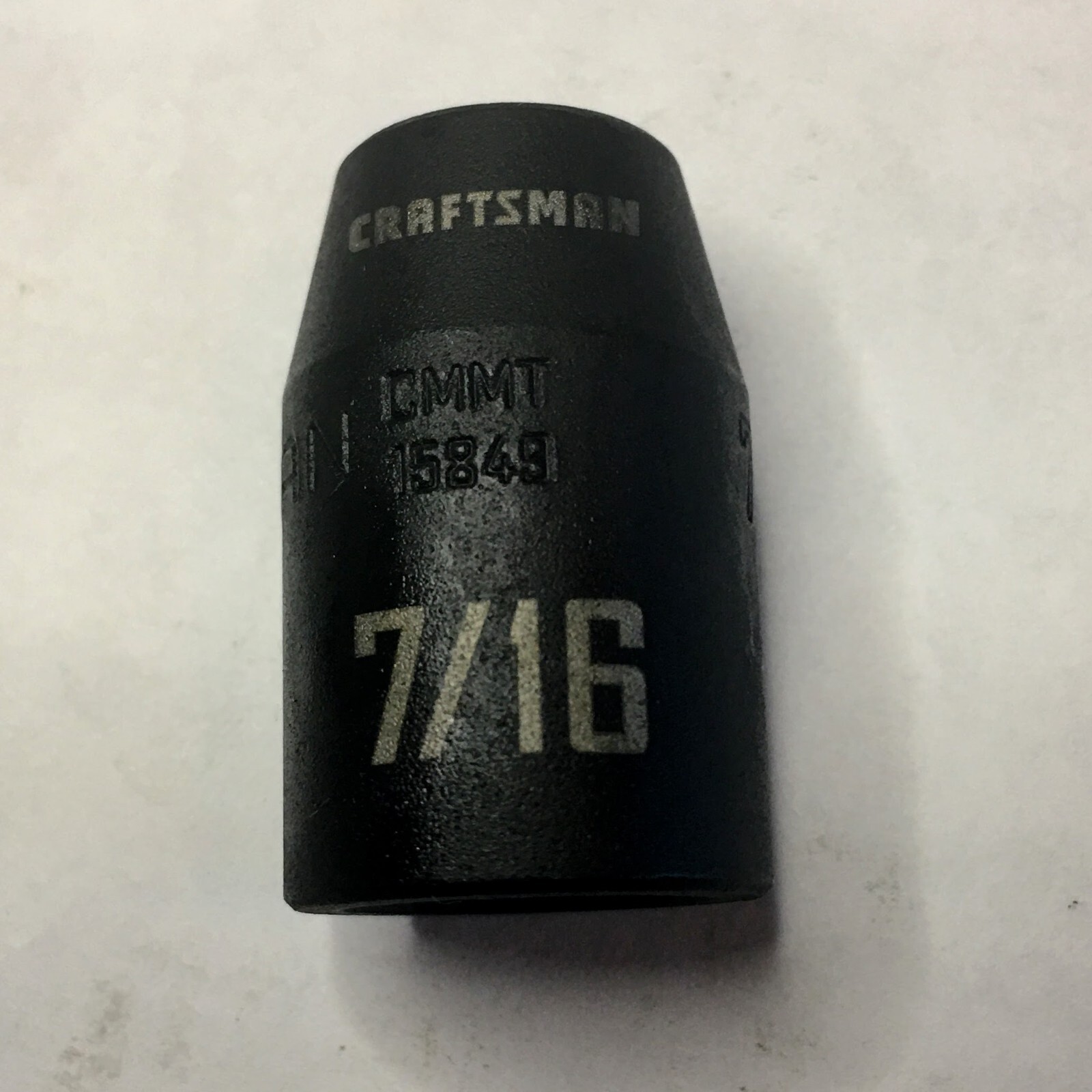 Craftsman 7/16″ x 1/2″ Dr Impact Socket – 6Pt – CMMT 15849 – Free USA Shipping