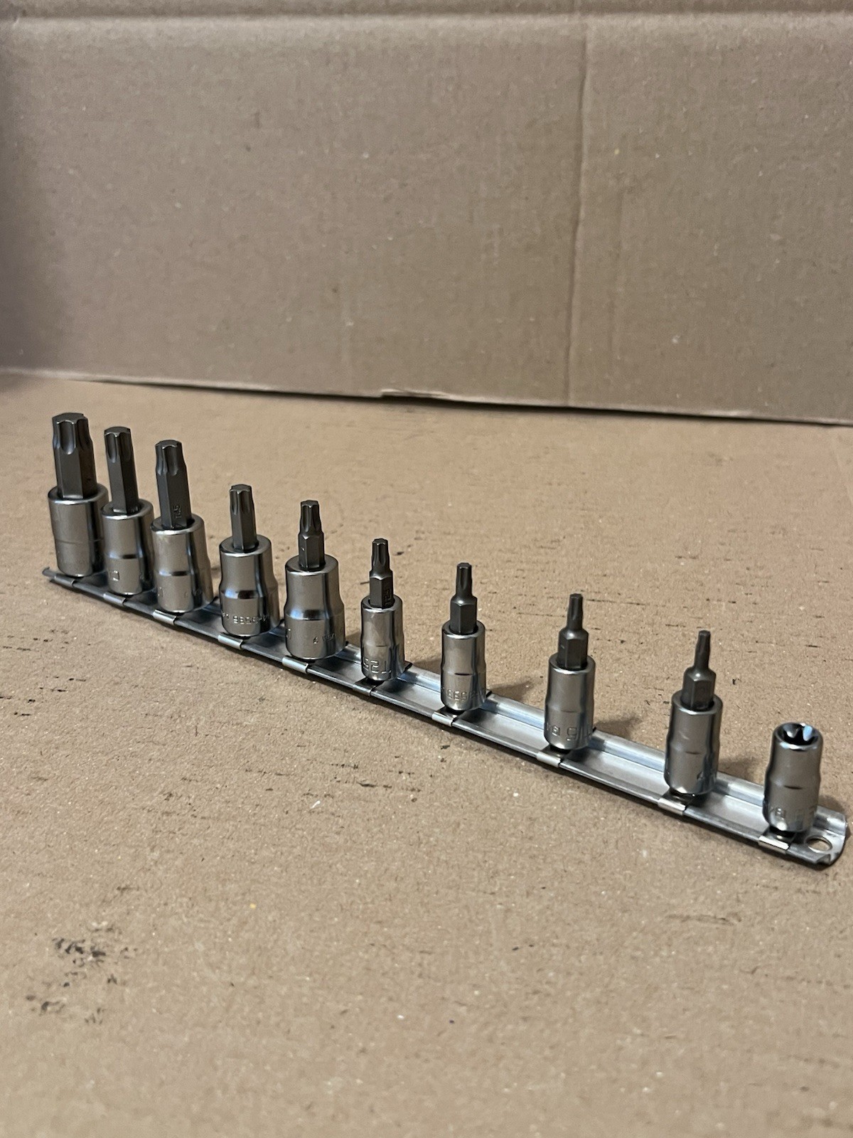 CAT/ Snap-On USA 10 Piece Torx Bit Socket Set T10-T55