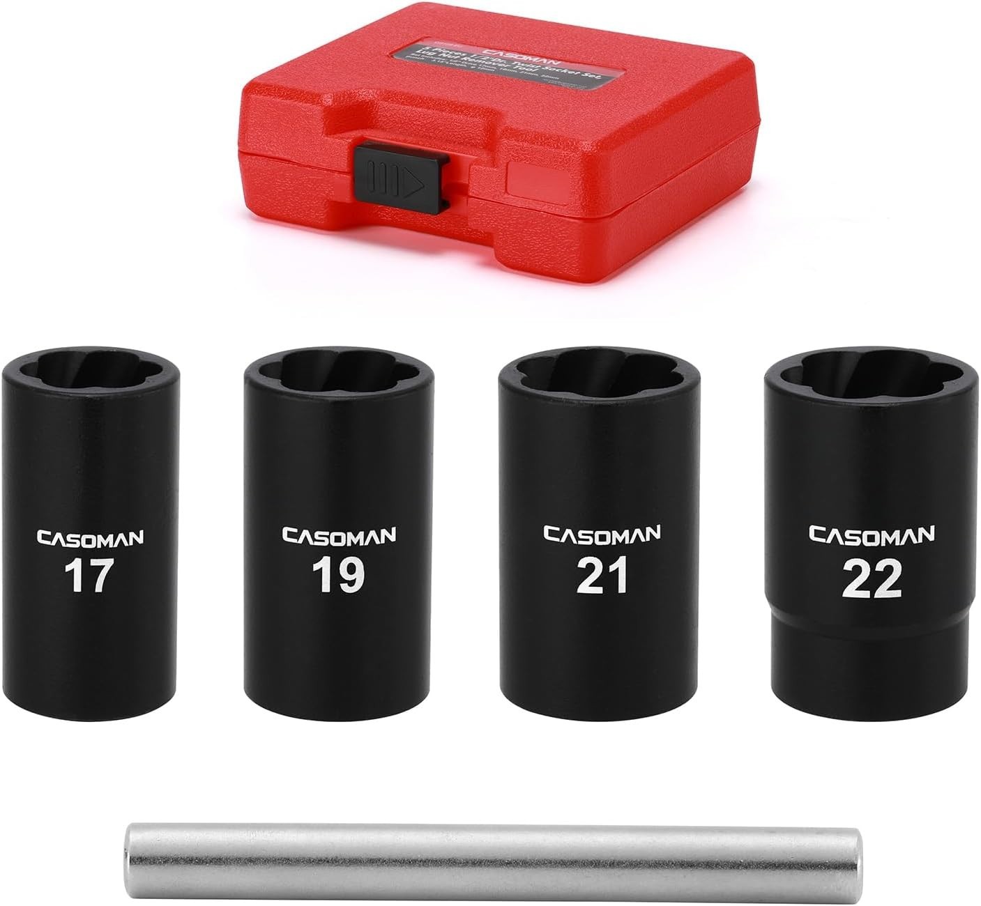 Corrosion-Resistant 5-Piece 1/2″ Dr. Twist Socket Set – Heavy-Duty Tools
