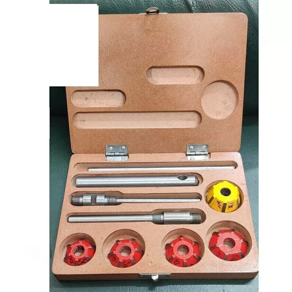 Carbide Tipped Valve Seat Face Cutter Set Of 5 Pieces Kit Cutters Tip