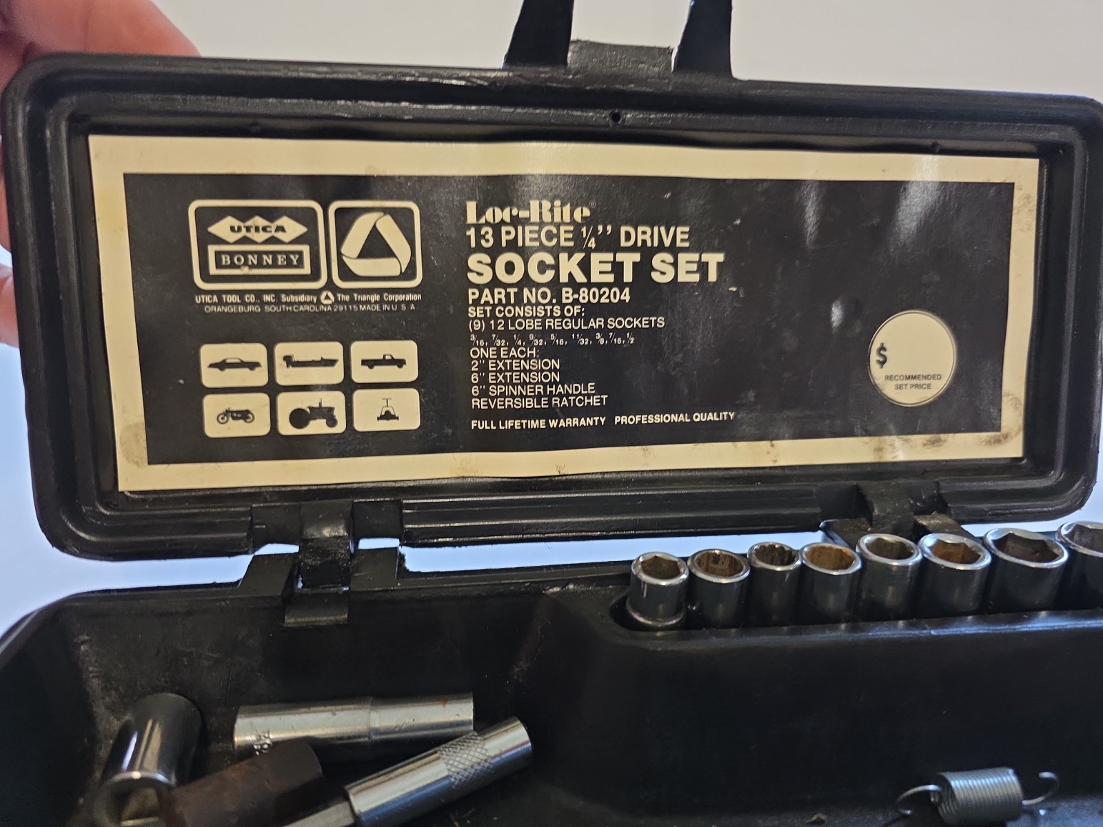 BONNEY TOOLS PROFESSIONAL QUALITY B-80204 CASE ONLY
