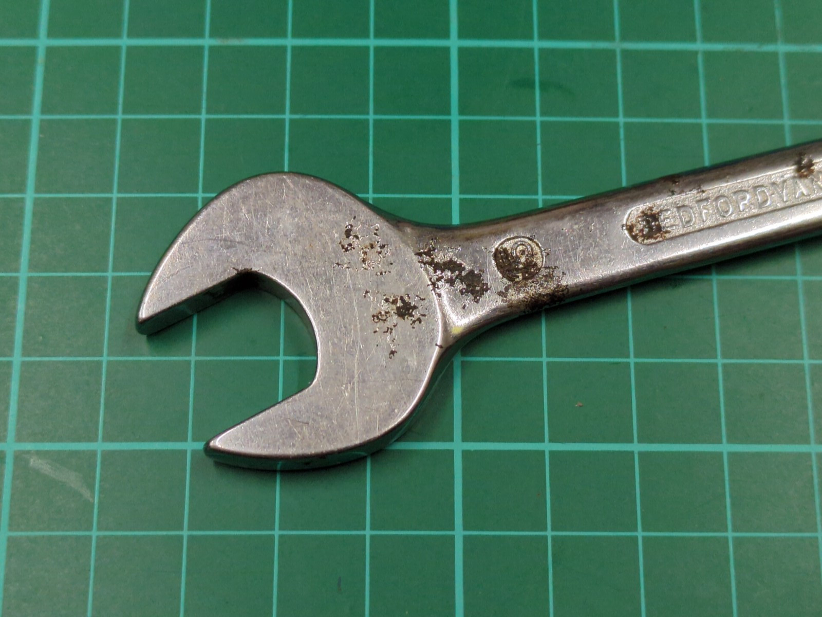 Bedford Vanadium M01514, 14mm x 15MM Open Ended Spanner Made In England
