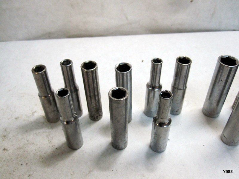 CRAFTSMAN set of 16 sockets mix lot see description