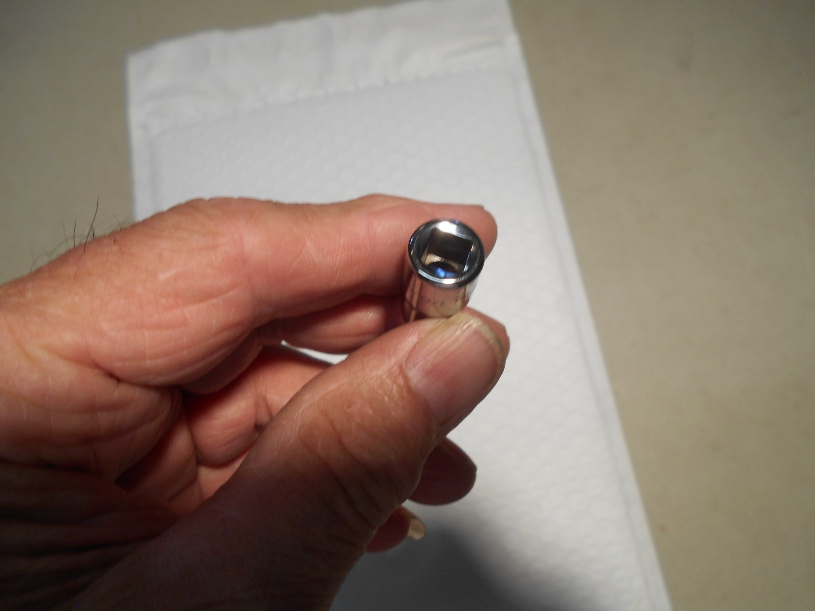 Snap On TMD10 5/16″ 12 Point shallow chrome Socket 1/4 Drive NEW