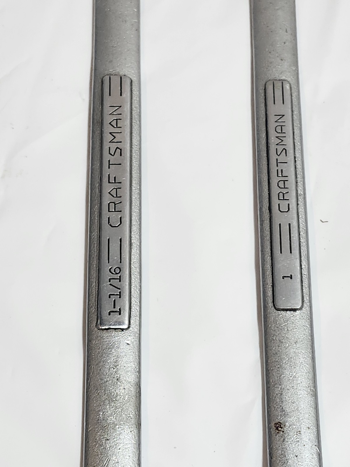 Lot (4) CRAFTSMAN 12 Point Combination Wrenches 1″, 1-1/16″, 1-1/8″, 1-1/4″