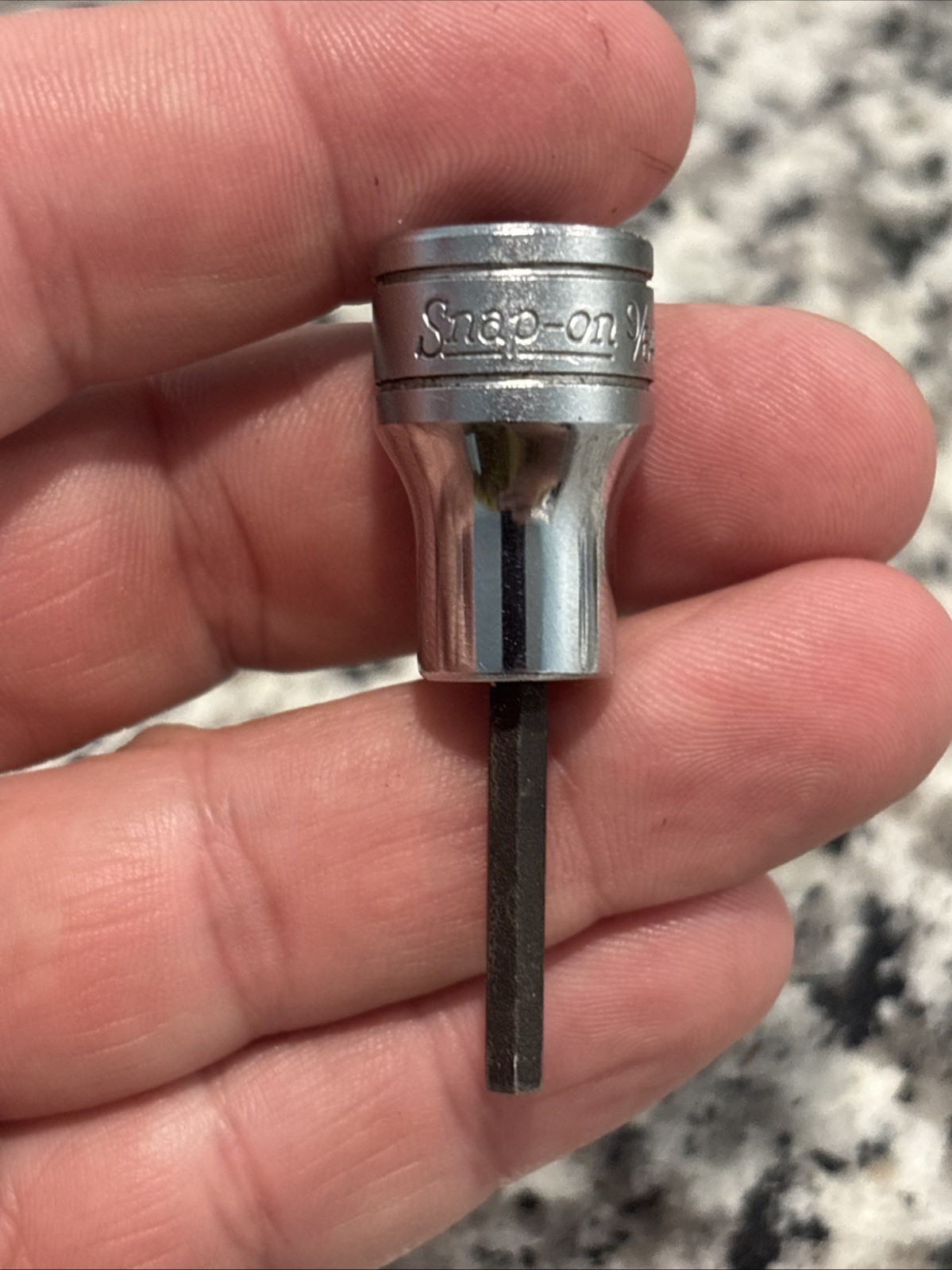 Snap On FA4.5A 3/8″ Dr 9/64″ Standard Hex Bit Socket