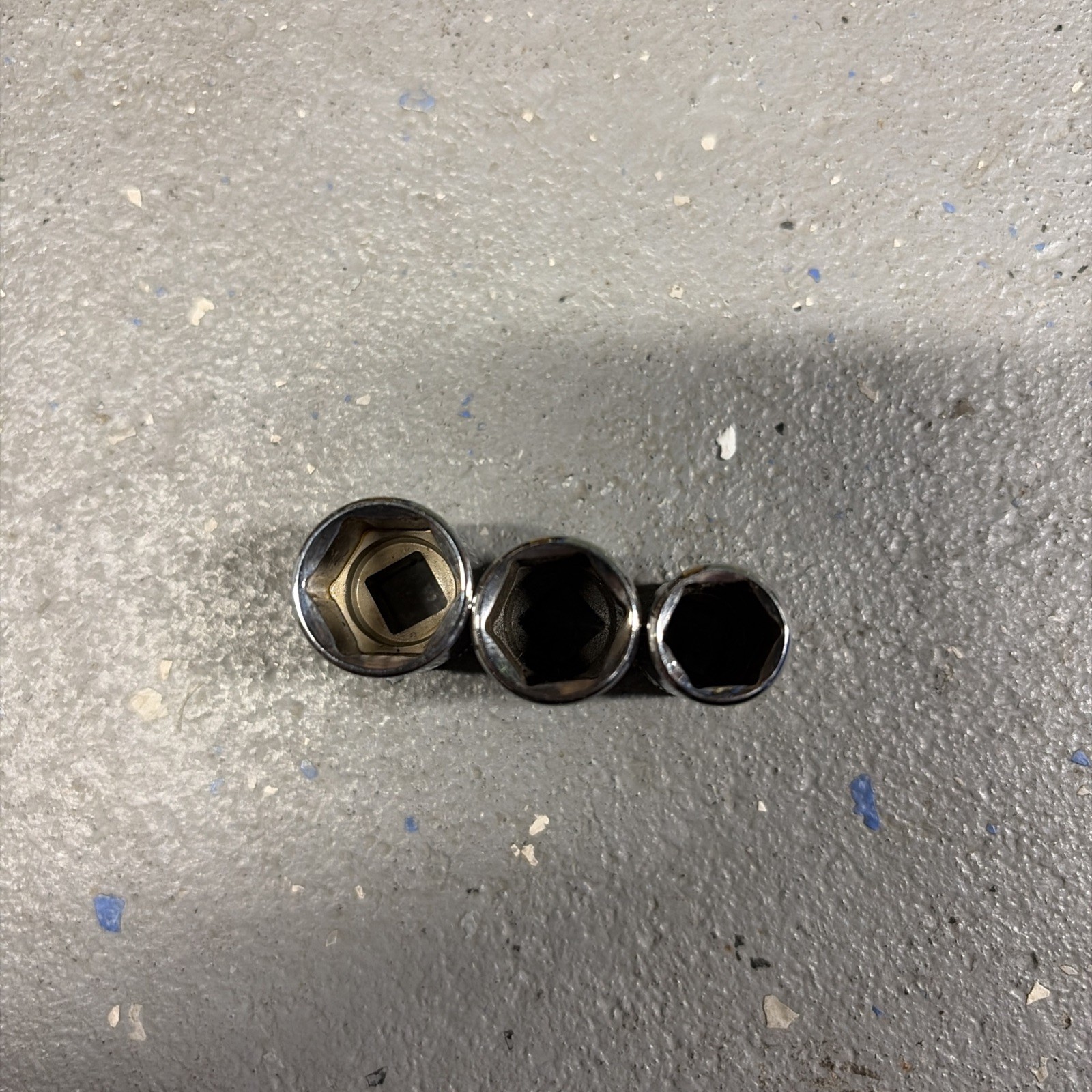 Snap On 1/4 Drive Socket Metric Lot x3 12mm 11mm 9mm Used Once! USA MADE Short
